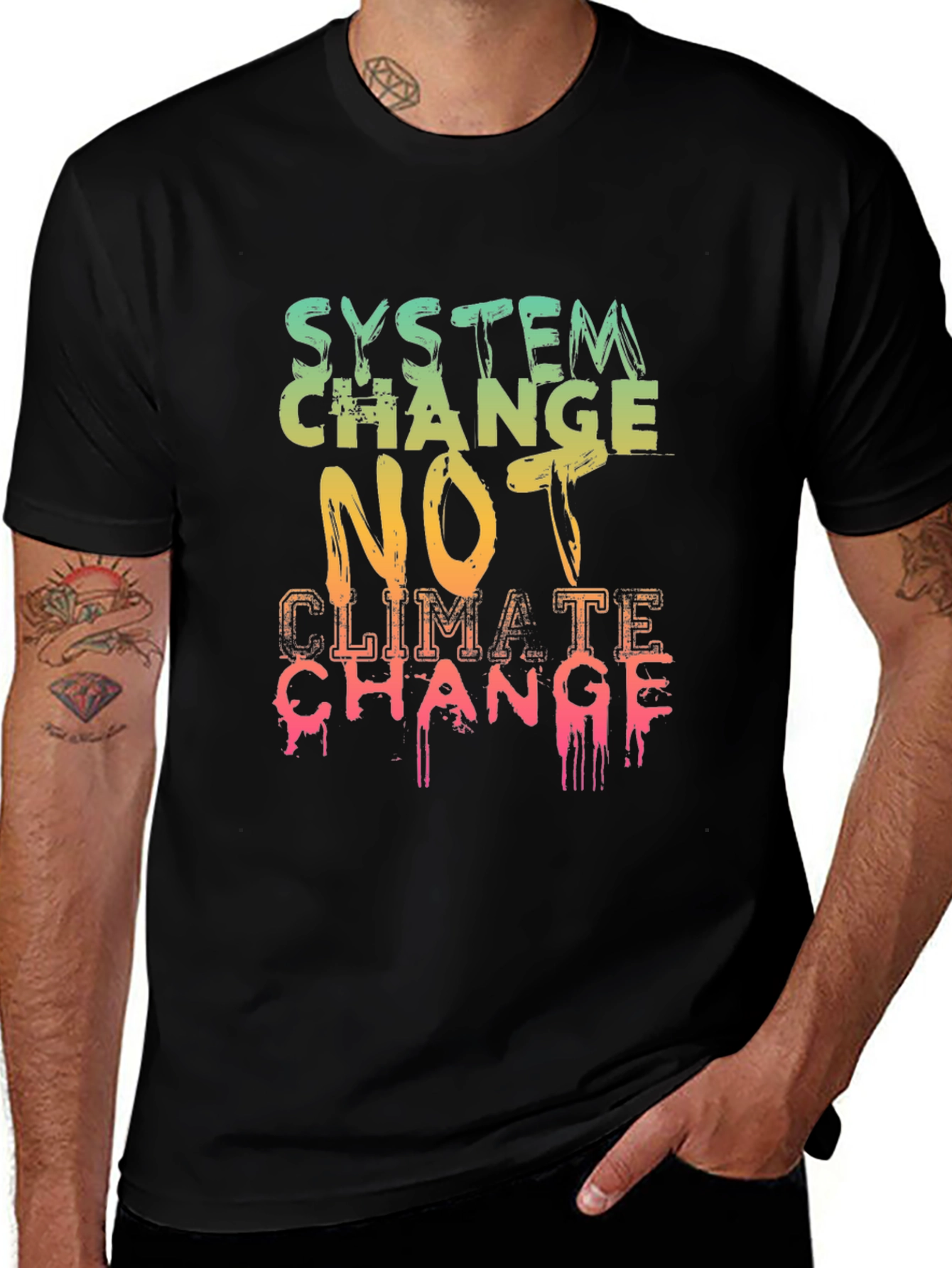 System Change T-Shirt - Climate Activism Apparel