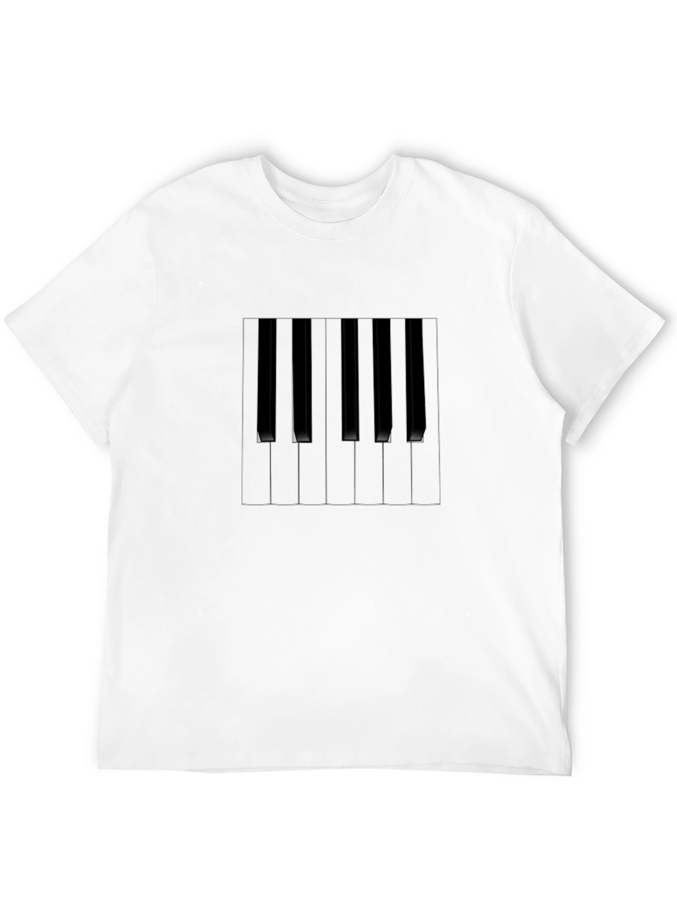 Piano Keys Graphic Tee - Music Lover T-Shirt