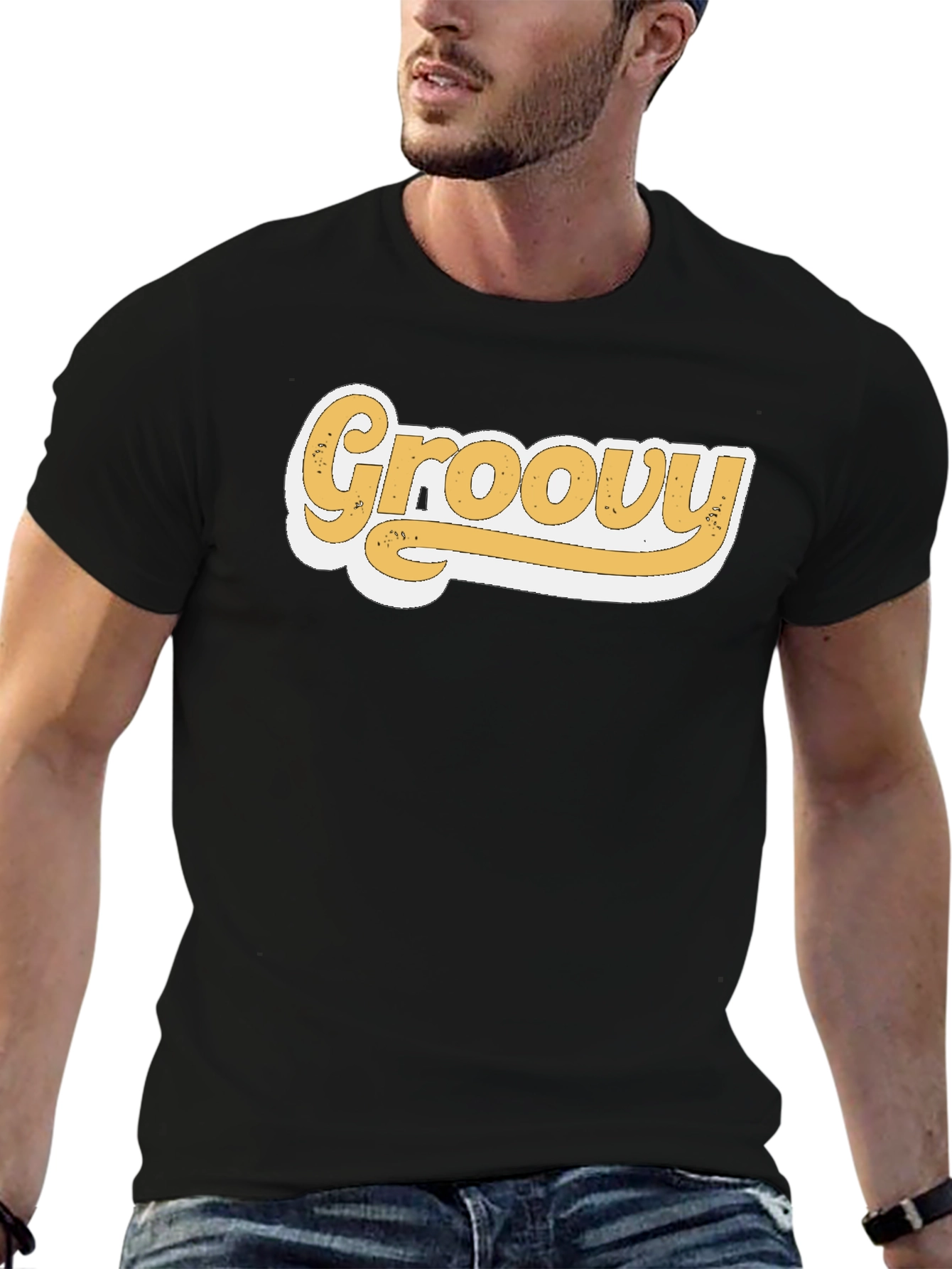 Groovy Retro Style Graphic T-Shirt