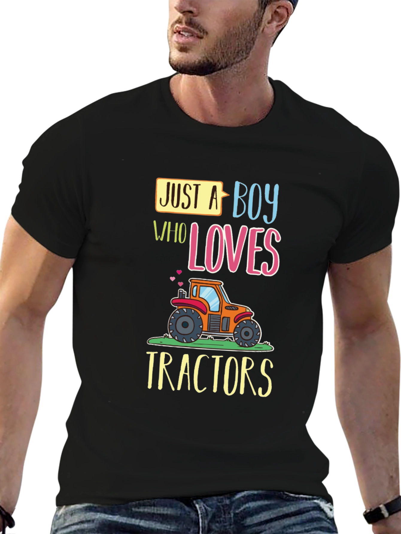 Boys Tractor Lover Graphic Tee