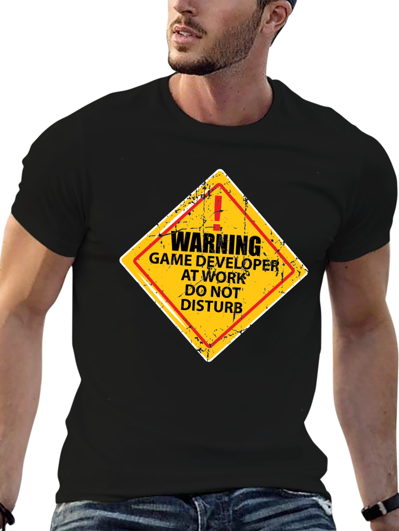 Warning Game Developer T-Shirt - Funny Programmer Tee