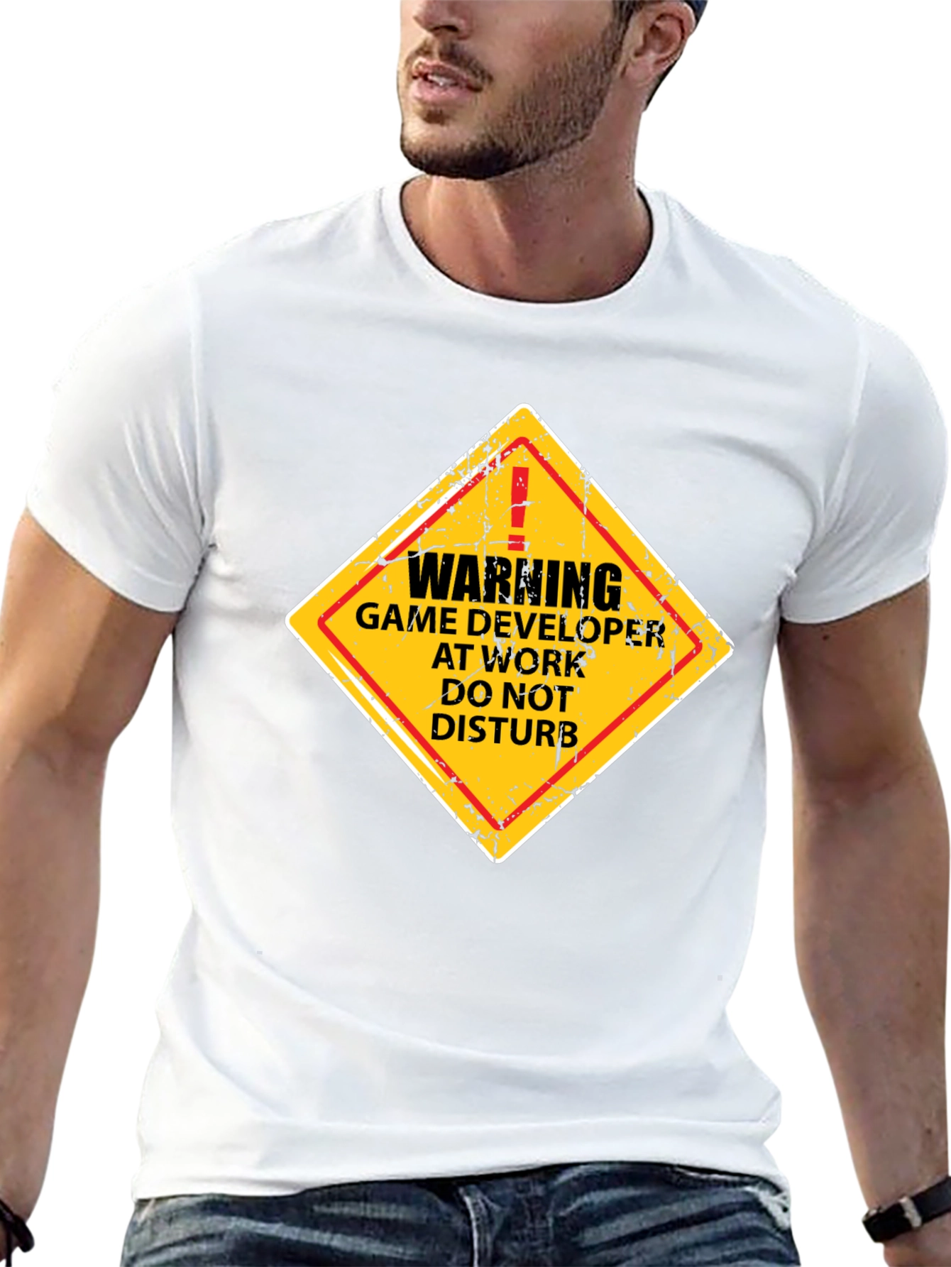 Warning Game Developer T-Shirt - Funny Programmer Tee