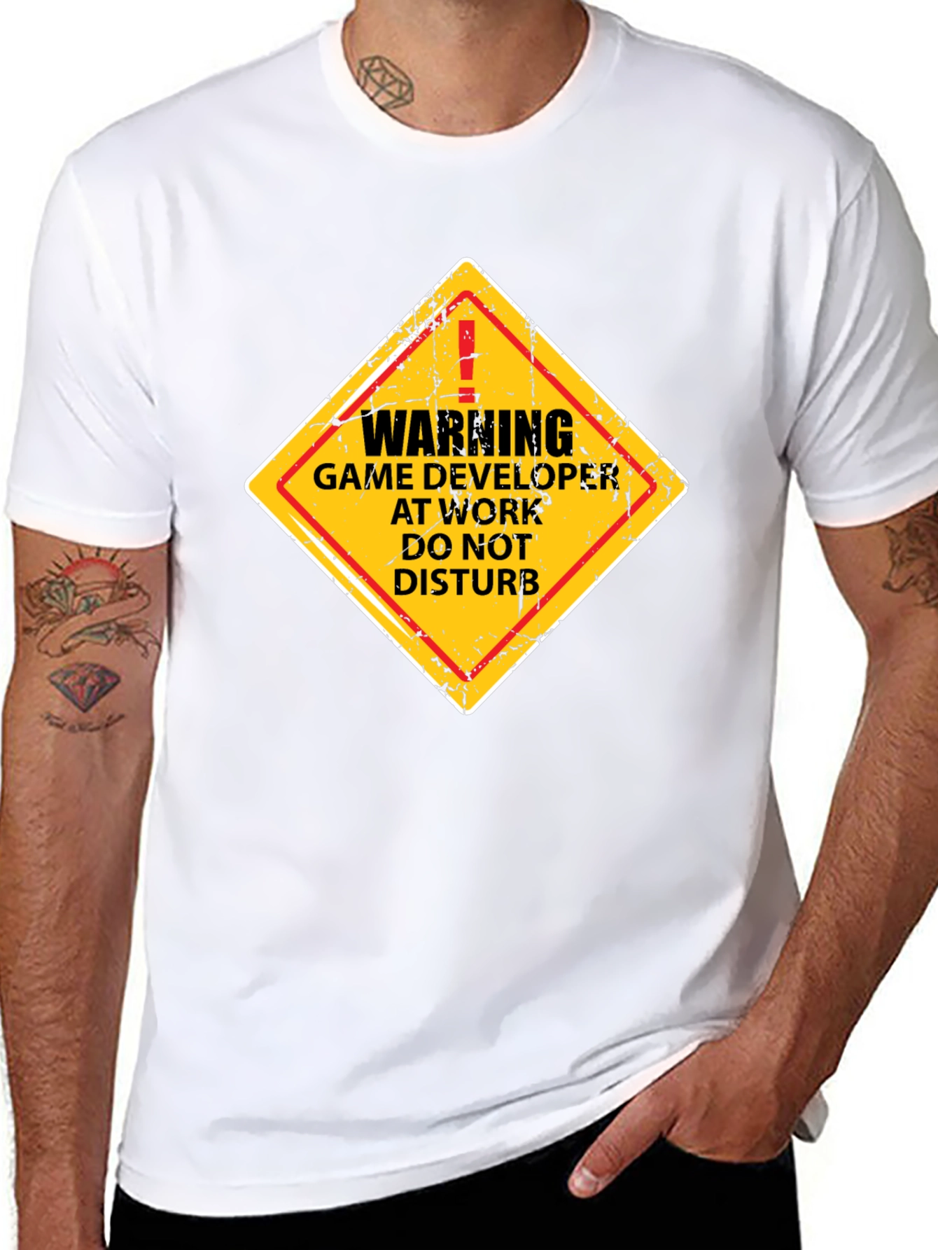 Warning Game Developer T-Shirt - Funny Programmer Tee