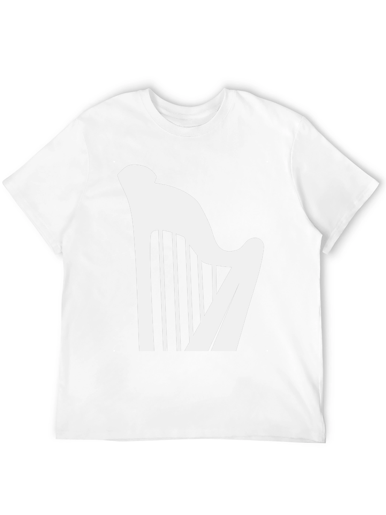Harp Graphic Tee - Classic Music Lover T-Shirt