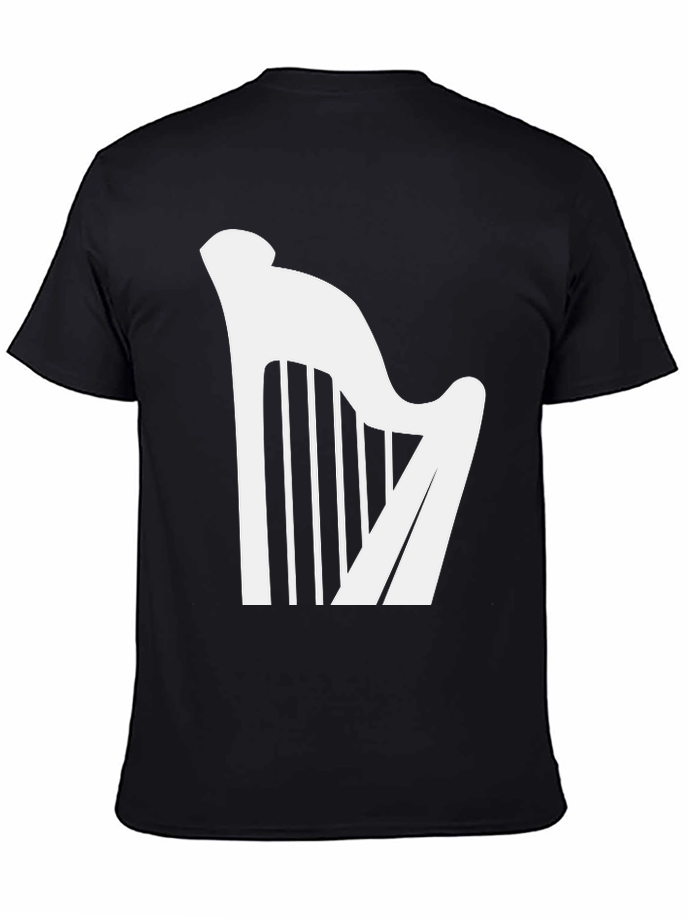 Harp Graphic Tee - Classic Music Lover T-Shirt