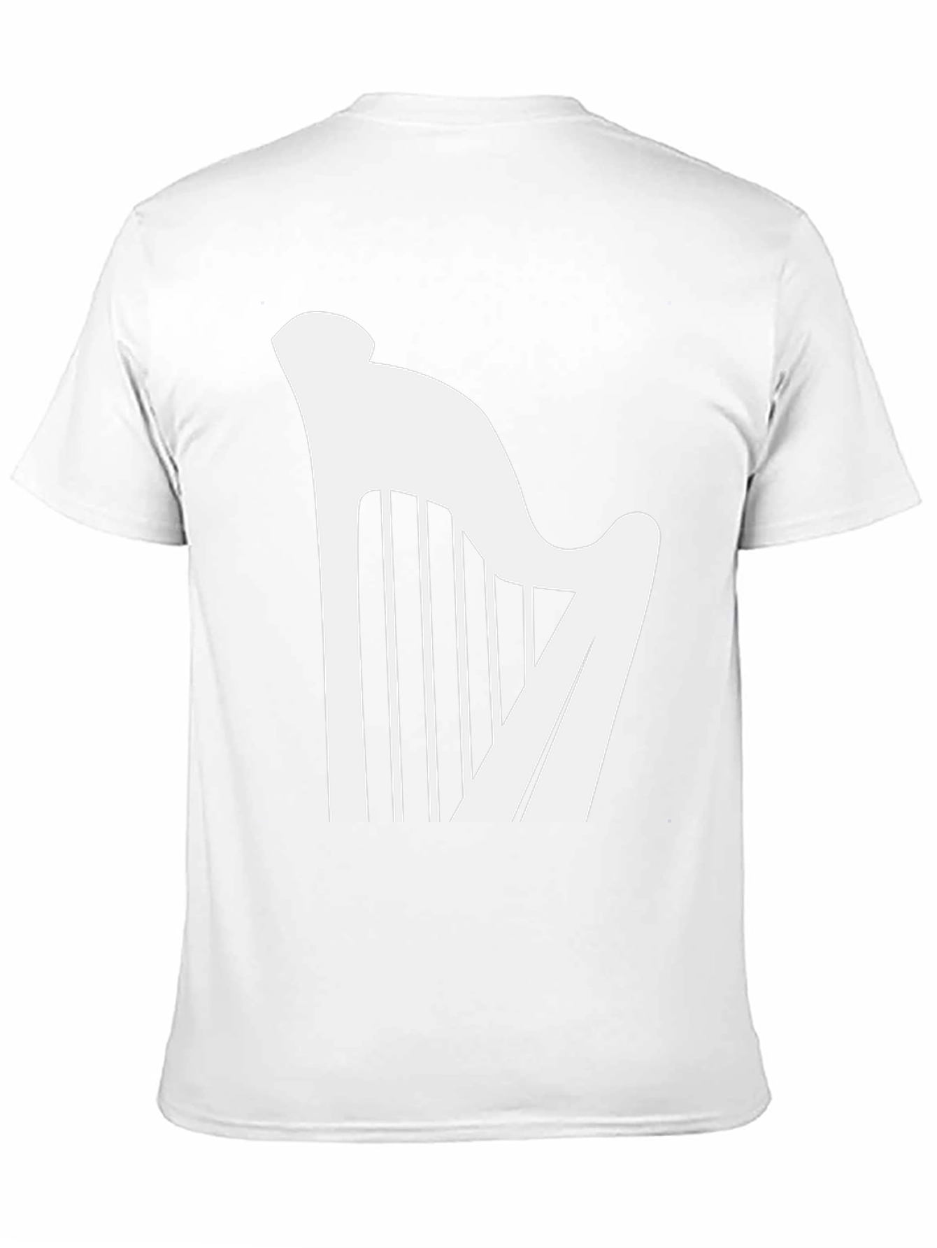 Harp Graphic Tee - Classic Music Lover T-Shirt