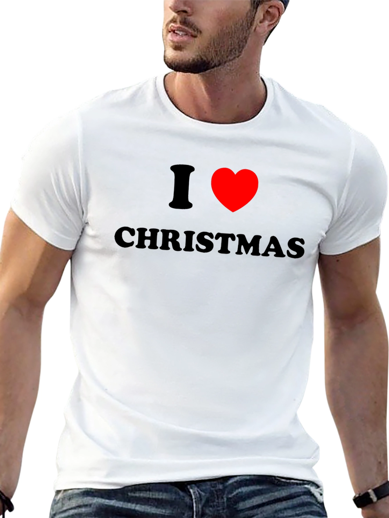 I Love Christmas Graphic T-Shirt - Holiday Edition
