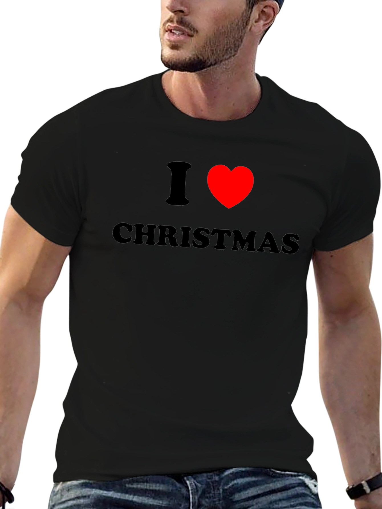 I Love Christmas Graphic T-Shirt - Holiday Edition