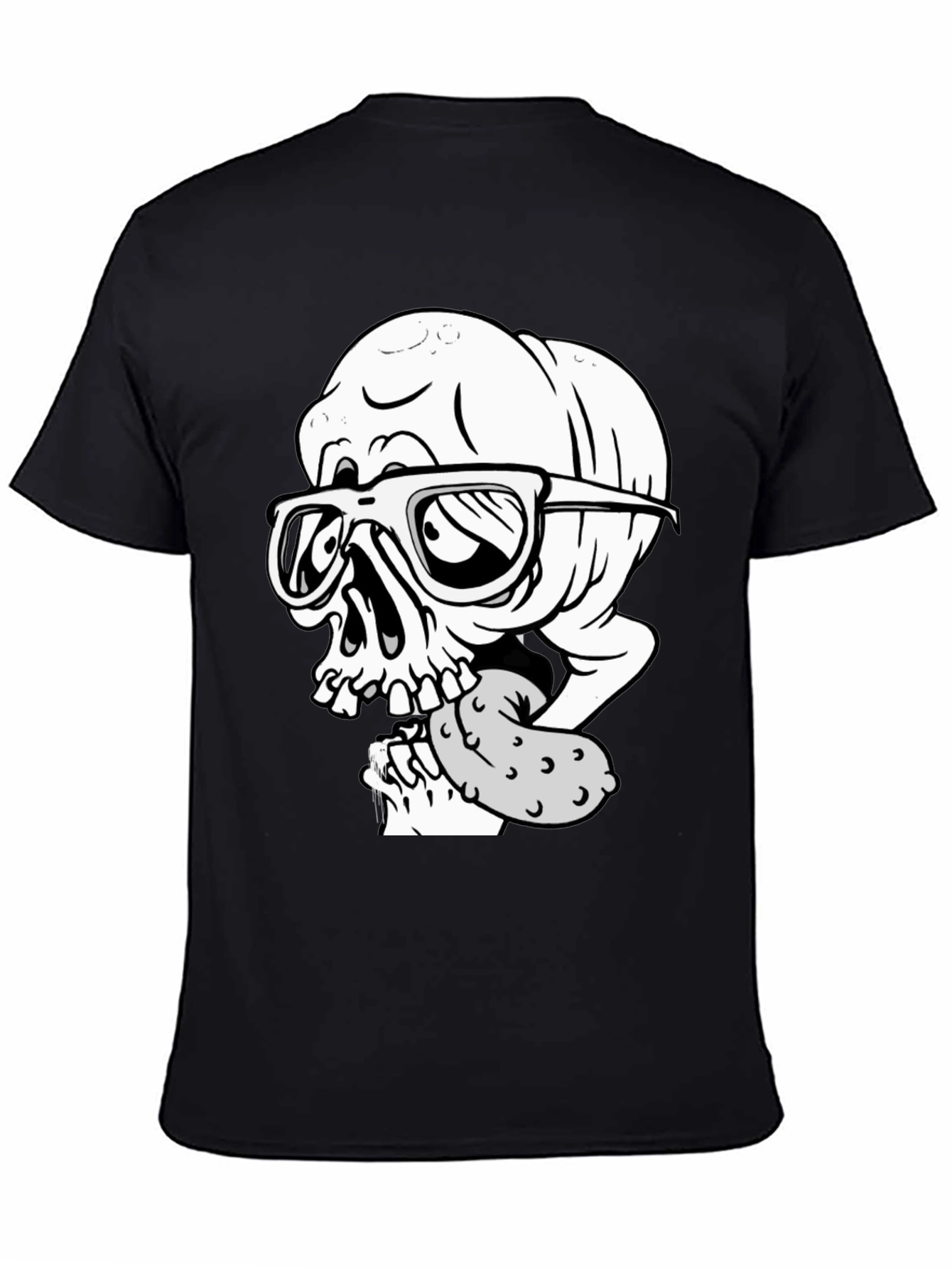 Skull with Pickle Graphic Tee
