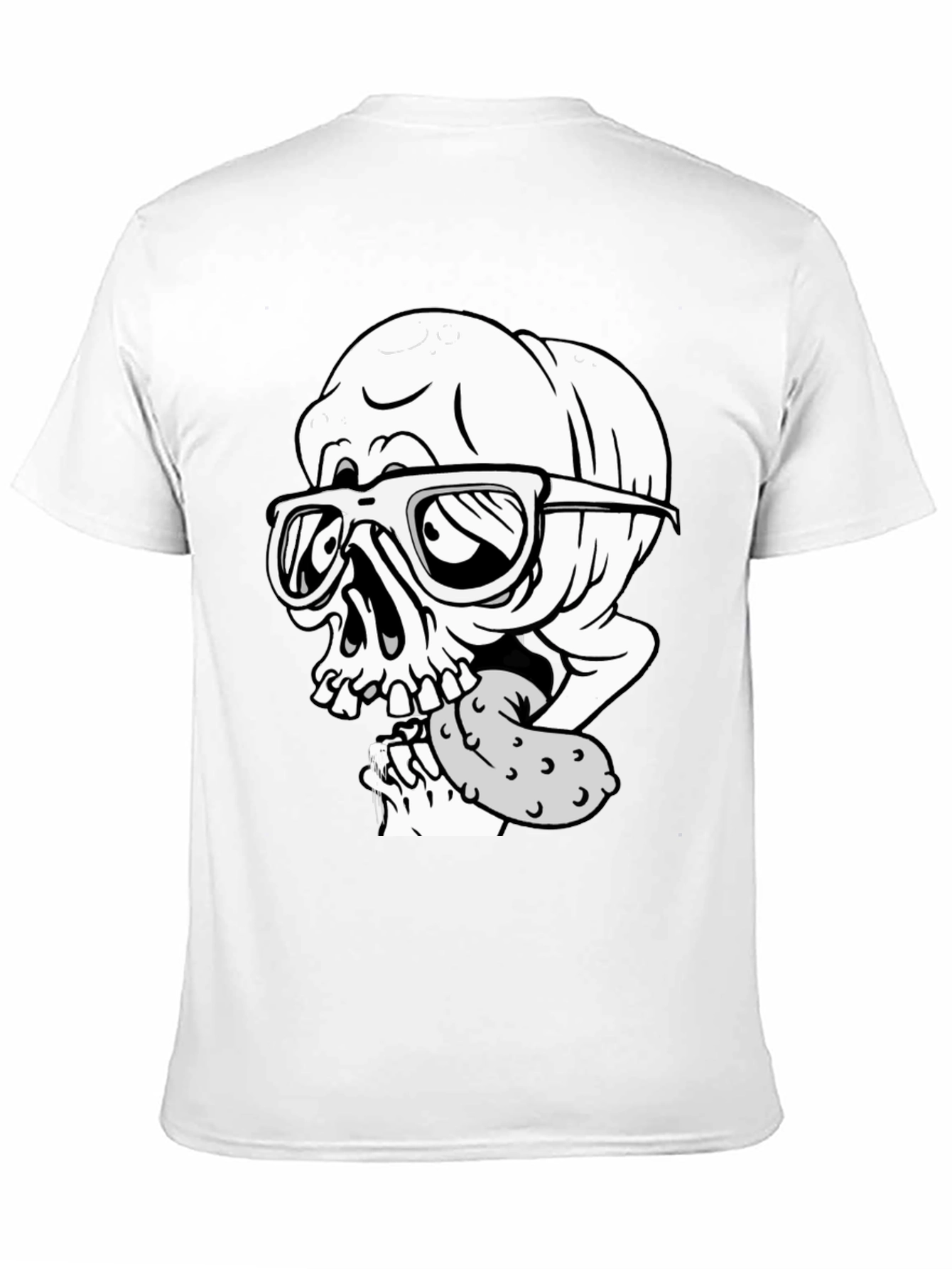 Skull with Pickle Graphic Tee