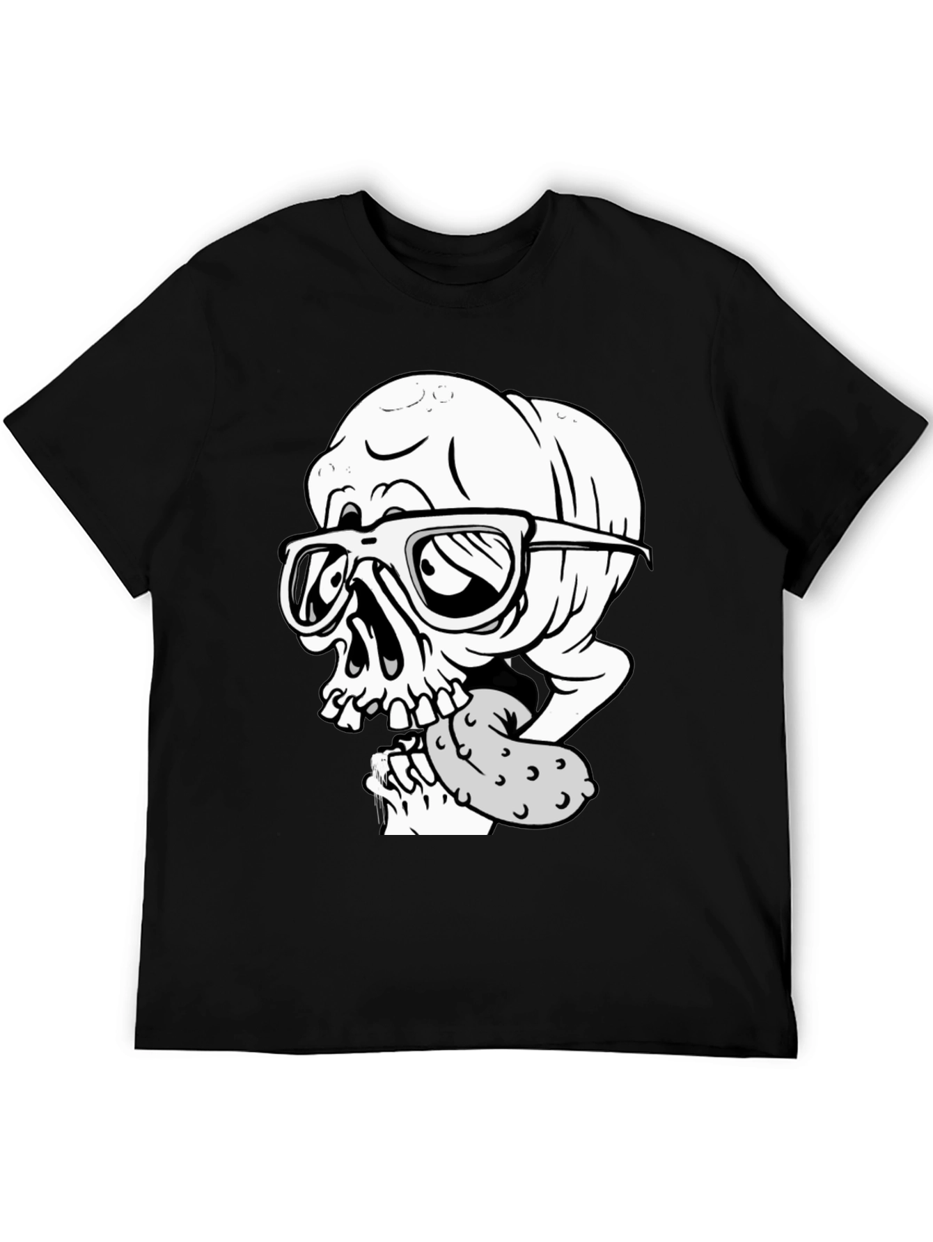 Skull with Pickle Graphic Tee