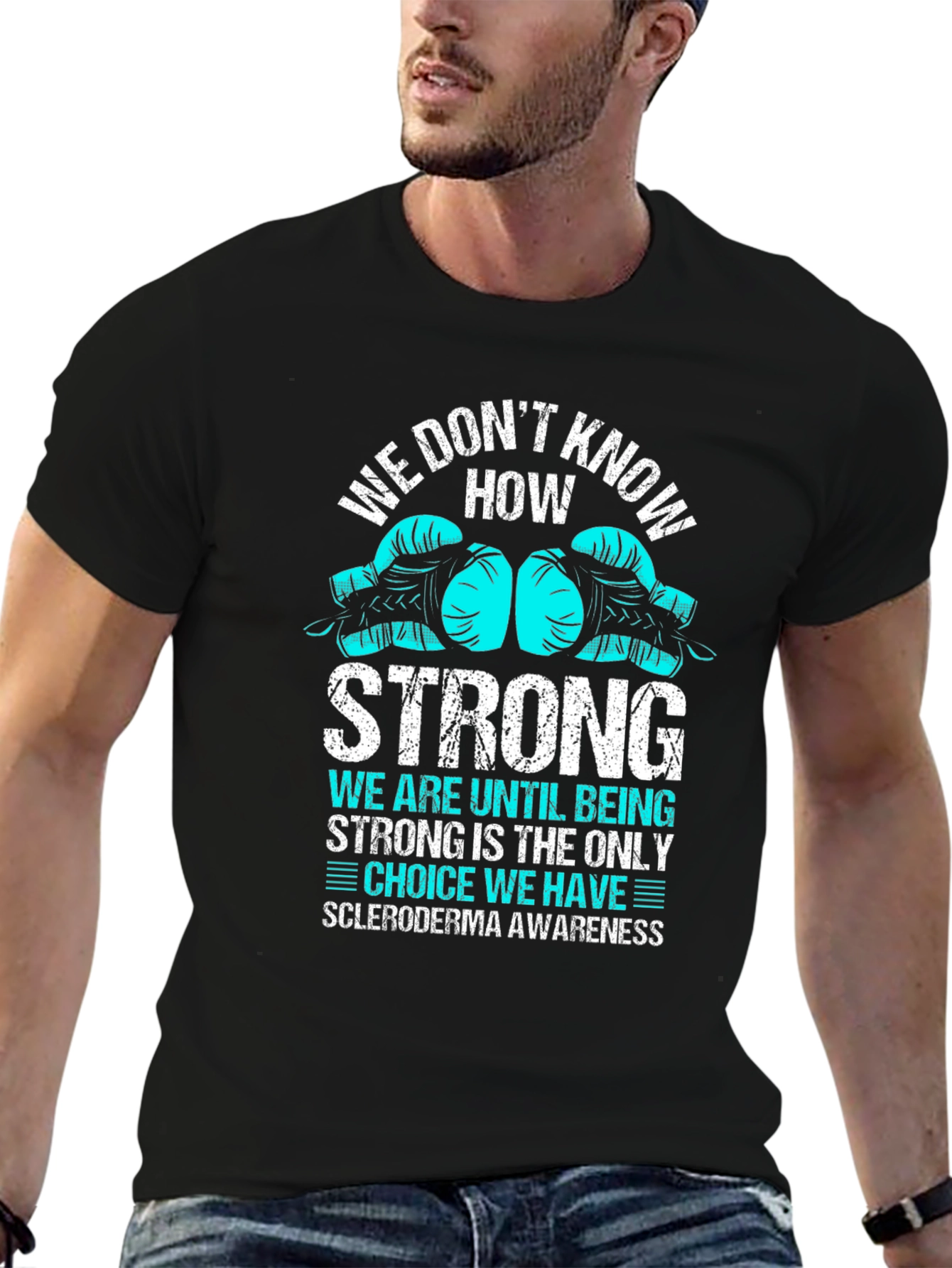 Scleroderma Awareness Boxing Glove T-Shirt