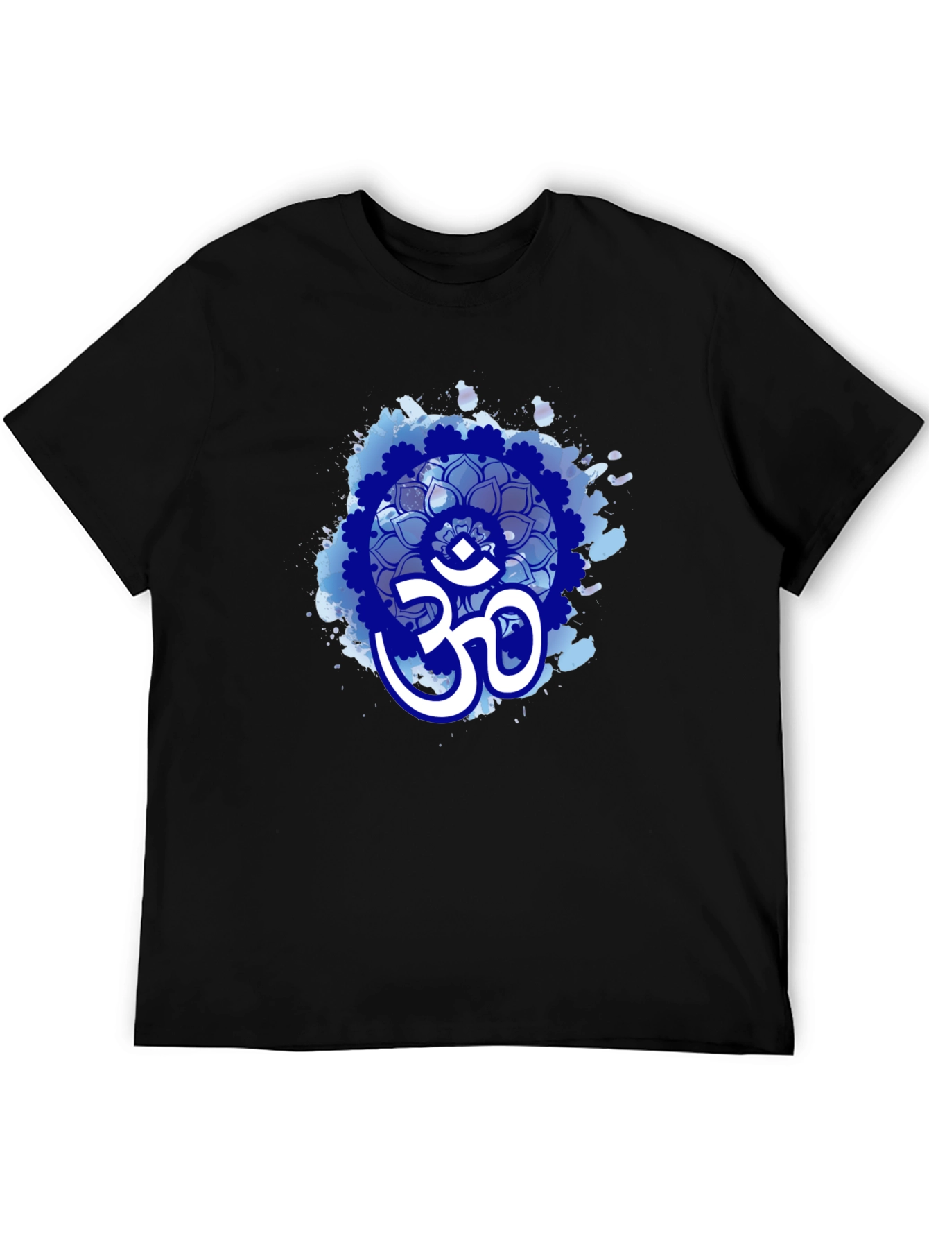 Om Mandala Graphic Black Tee
