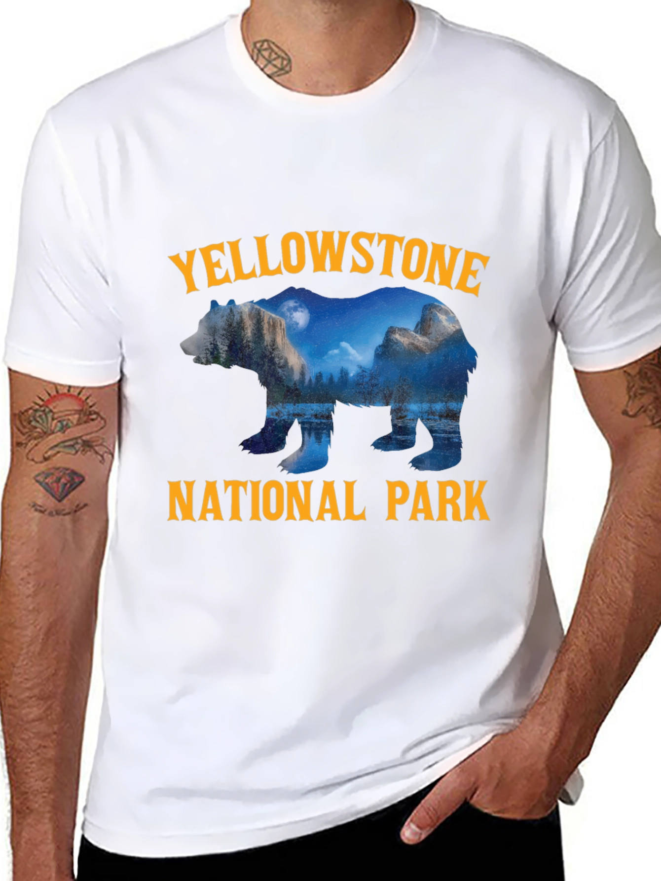 Yellowstone National Park Bear Graphic Tee