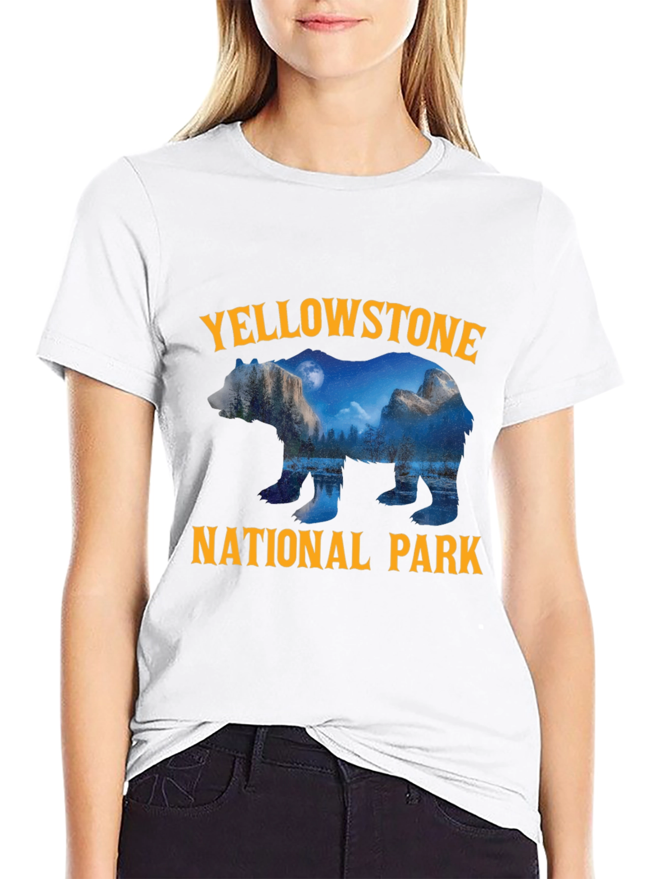 Yellowstone National Park Bear Graphic Tee