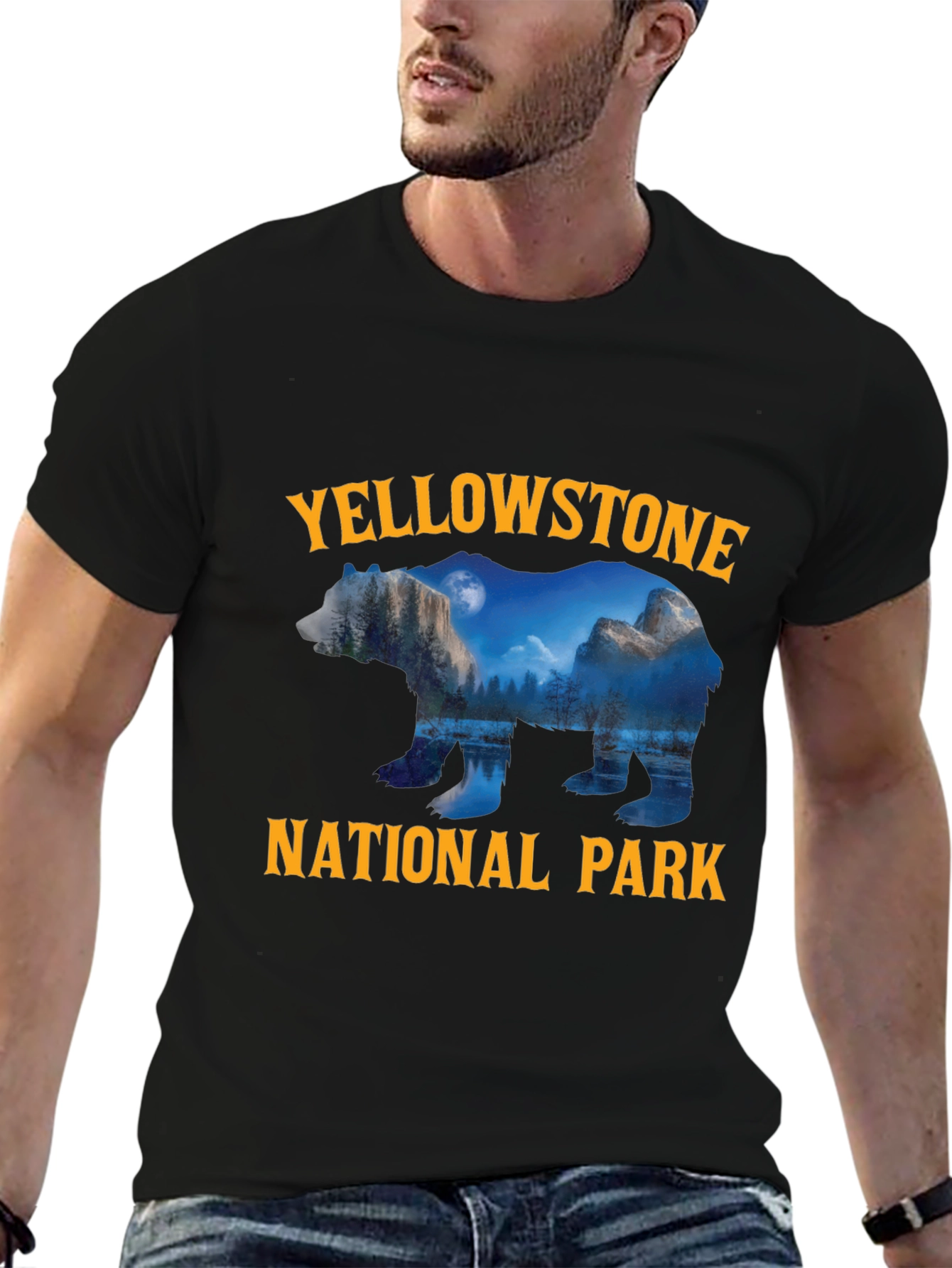 Yellowstone National Park Bear Graphic Tee