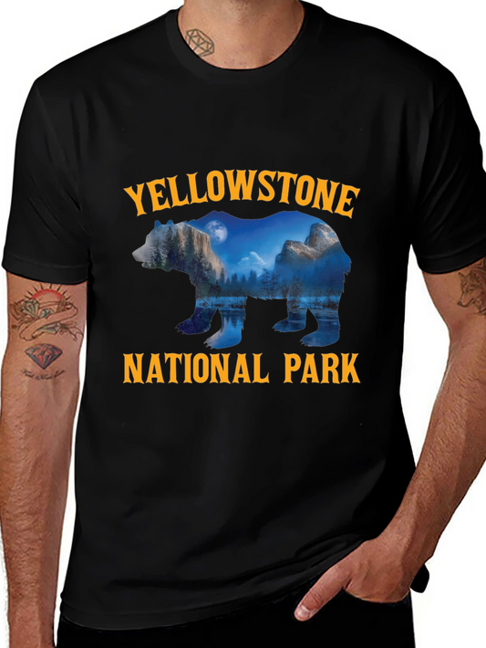 Yellowstone National Park Bear Graphic Tee