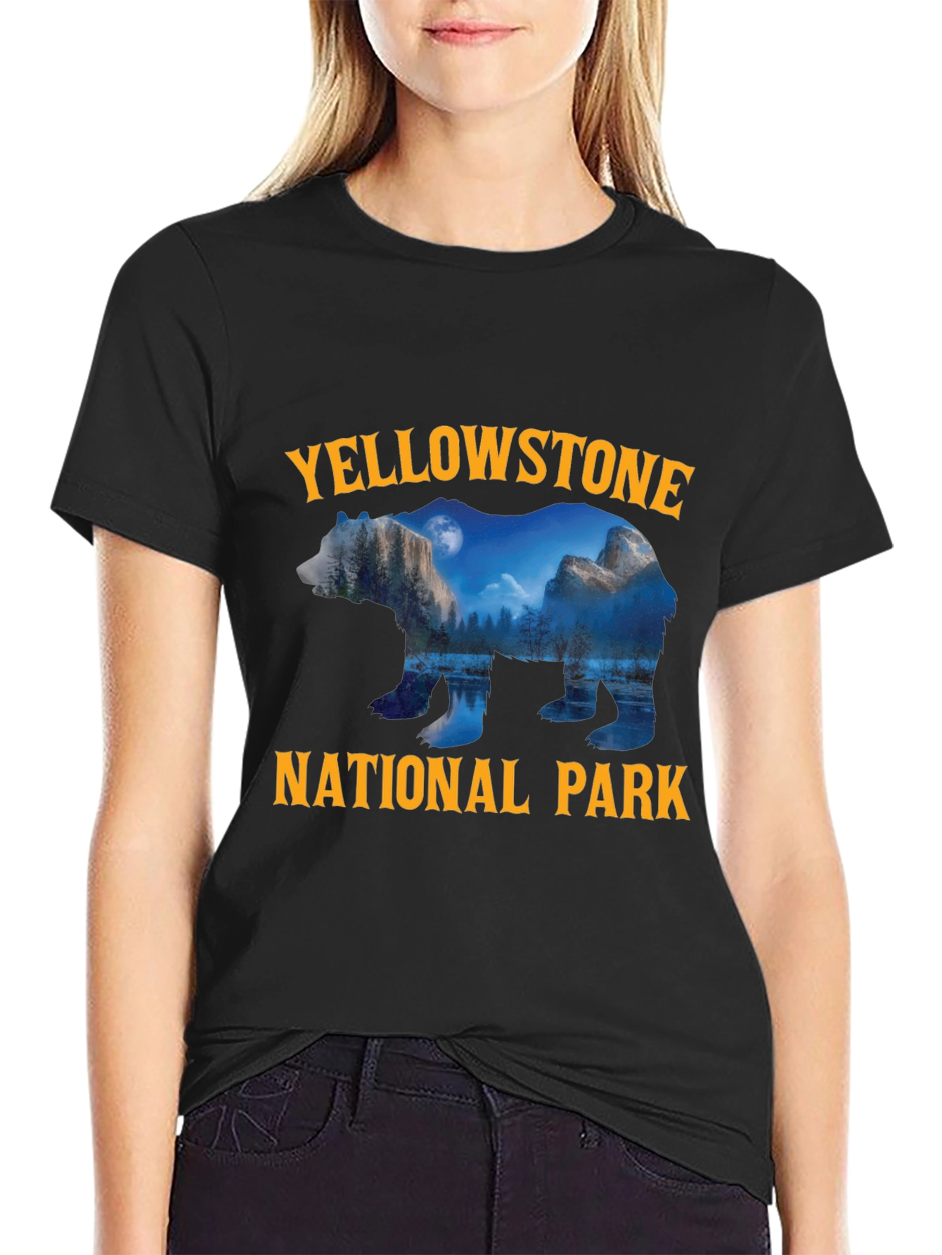Yellowstone National Park Bear Graphic Tee