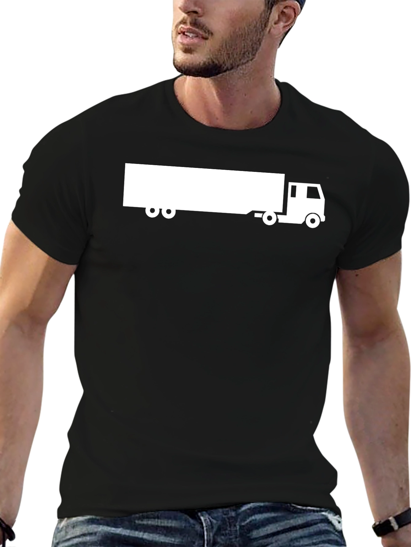 Truck Graphic T-Shirt - Classic Black Tee