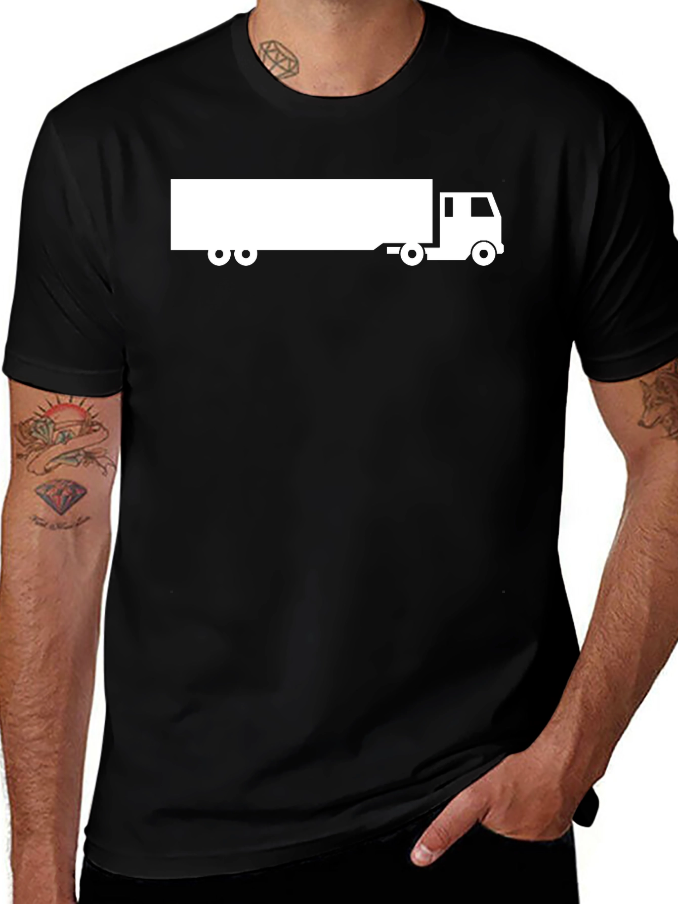 Truck Graphic T-Shirt - Classic Black Tee