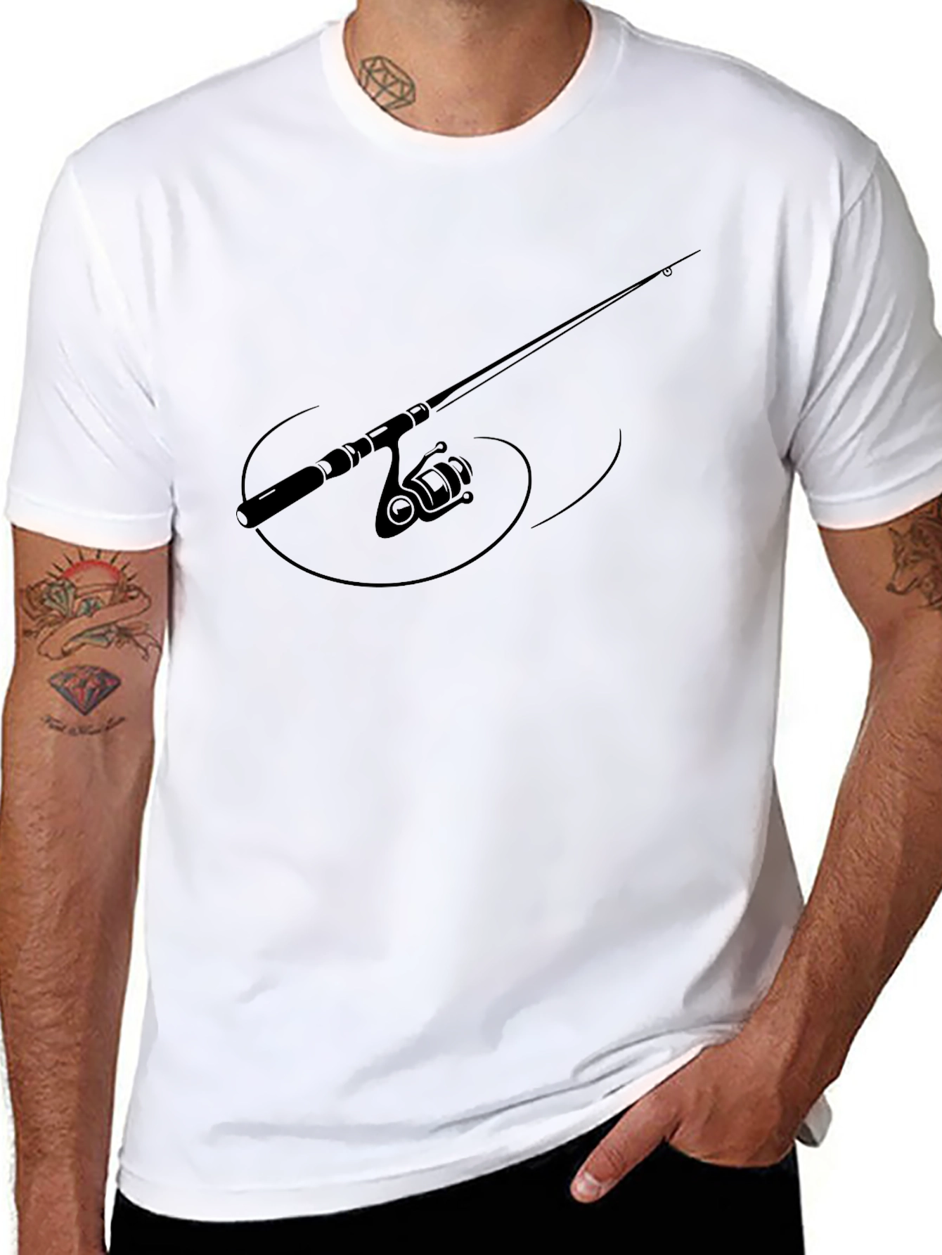 Fishing Rod Graphic Tee - Anglers Favorite