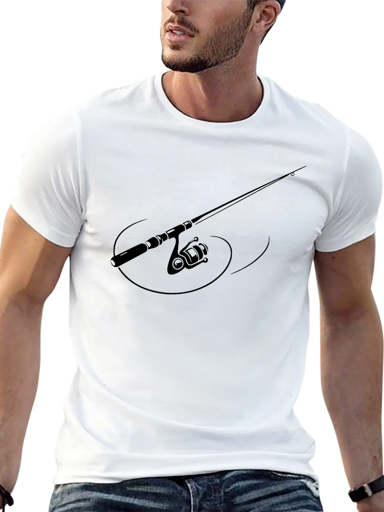Fishing Rod Graphic Tee - Anglers Favorite