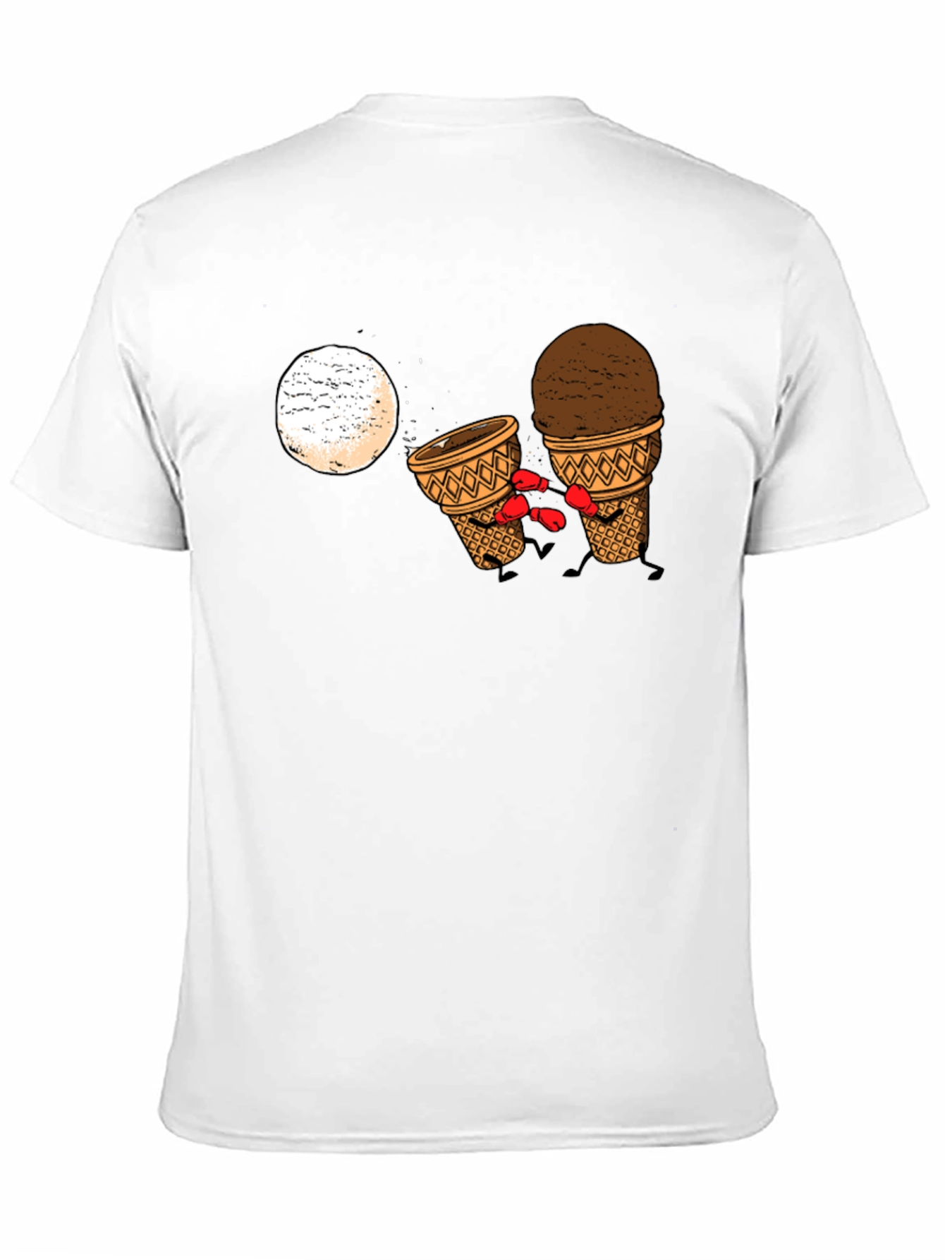 Boxing Ice Cream Cone Graphic Tee