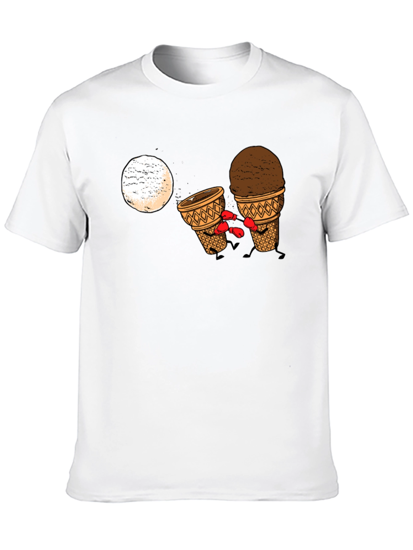 Boxing Ice Cream Cone Graphic Tee