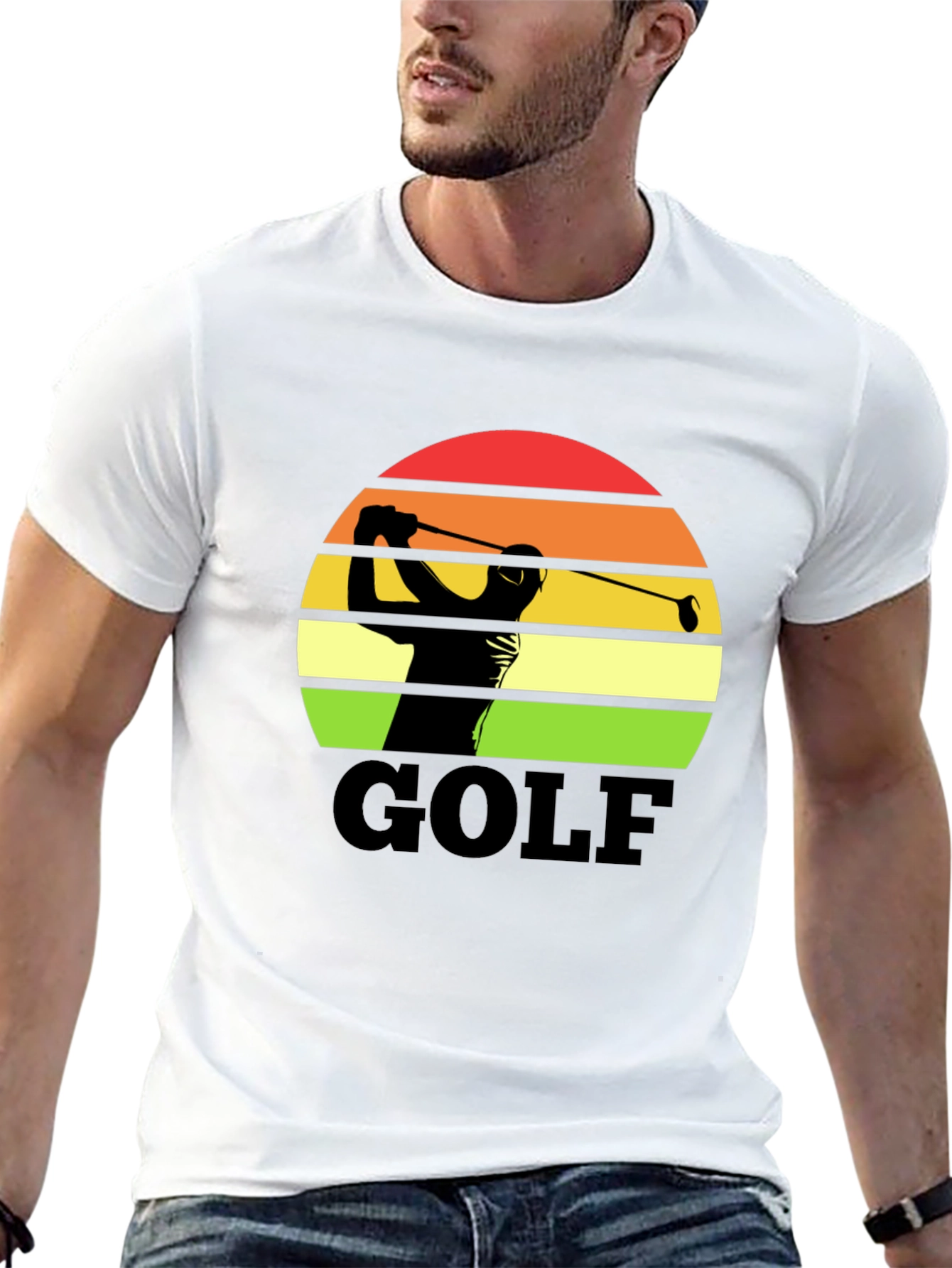 Golf Sunset Silhouette T-Shirt