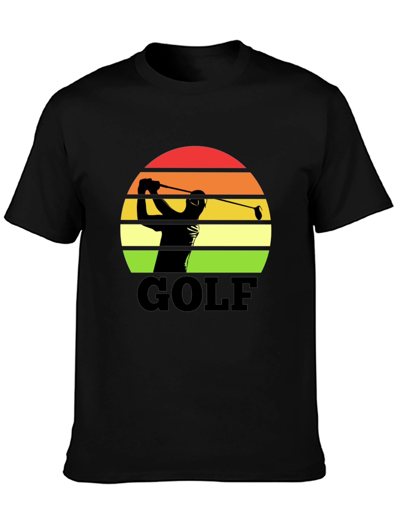Golf Sunset Silhouette T-Shirt