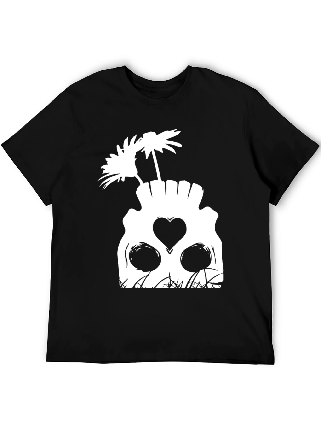 Skull & Flowers Graphic Tee