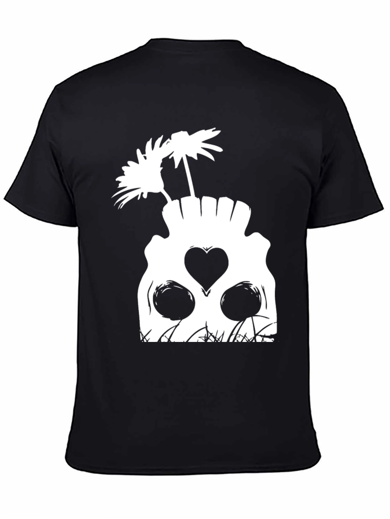 Skull & Flowers Graphic Tee