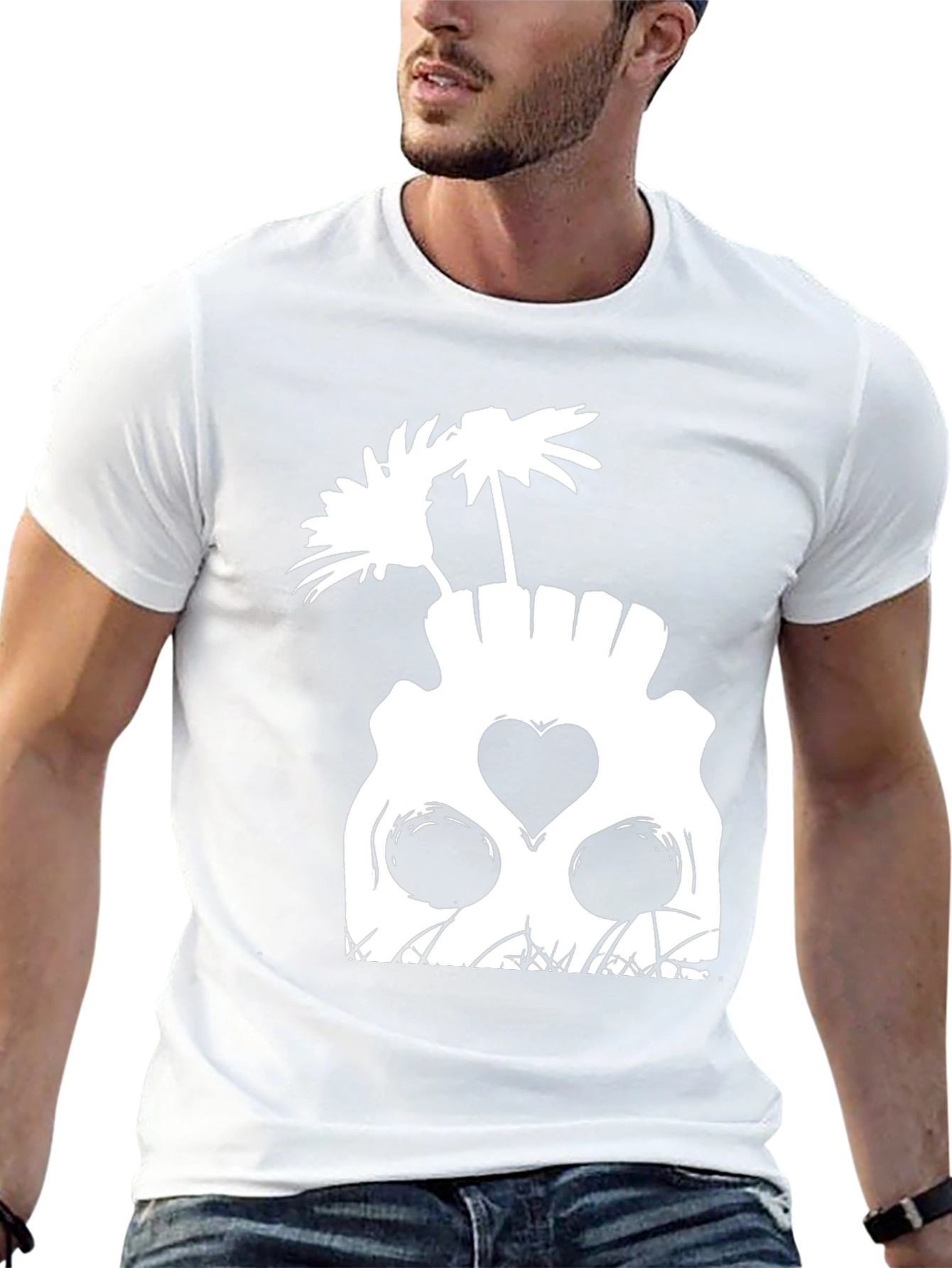 Skull & Flowers Graphic Tee