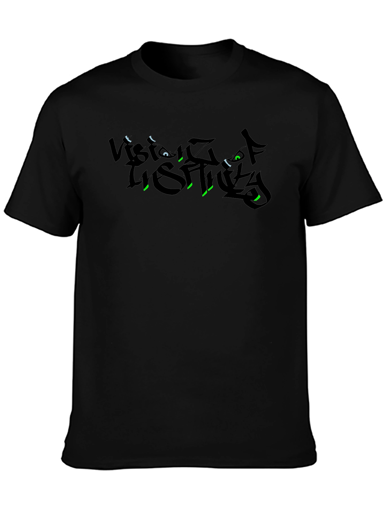 Vision of Ghosts Black Graphic Tee