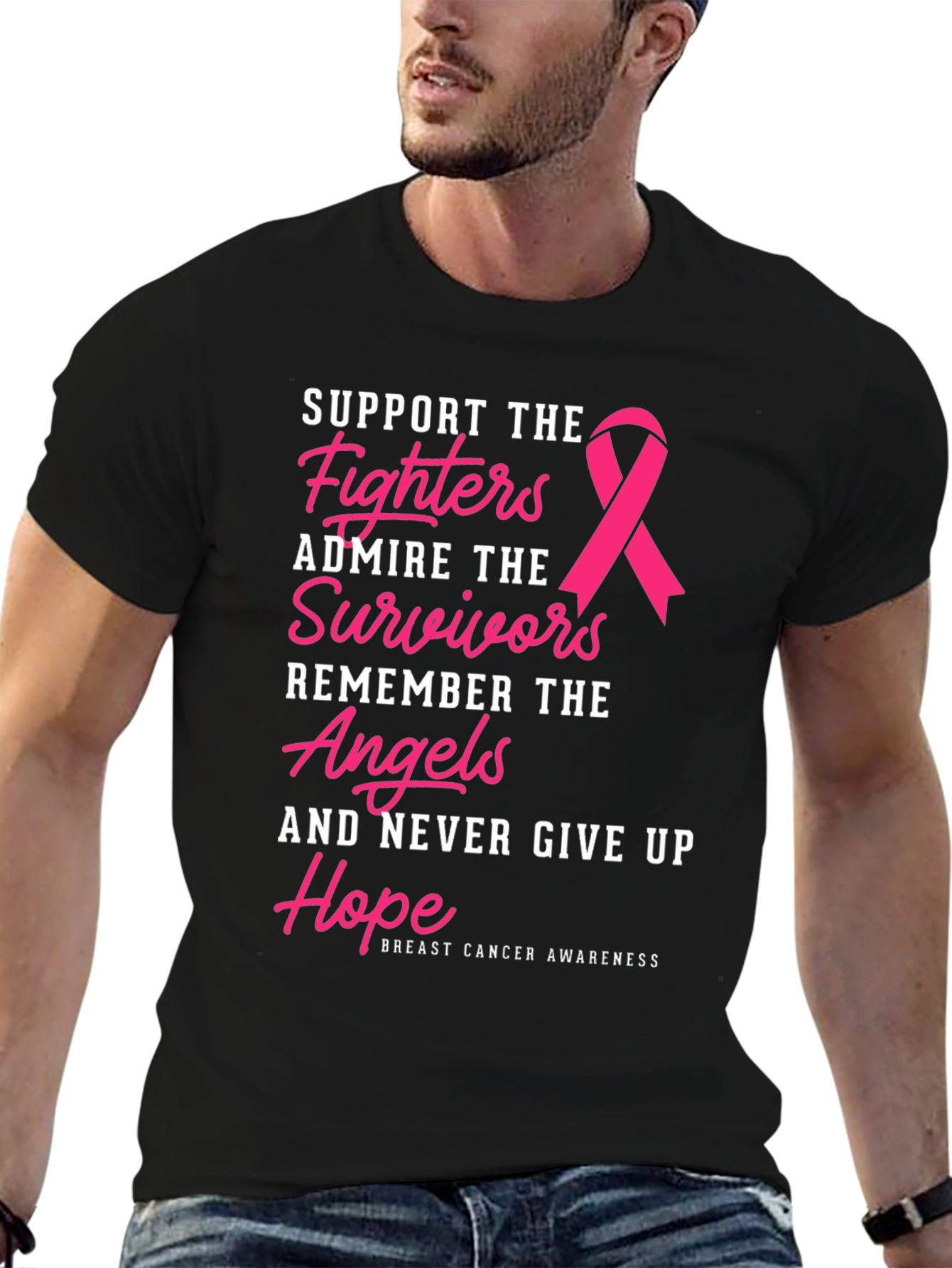 Breast Cancer Awareness Support T-Shirt