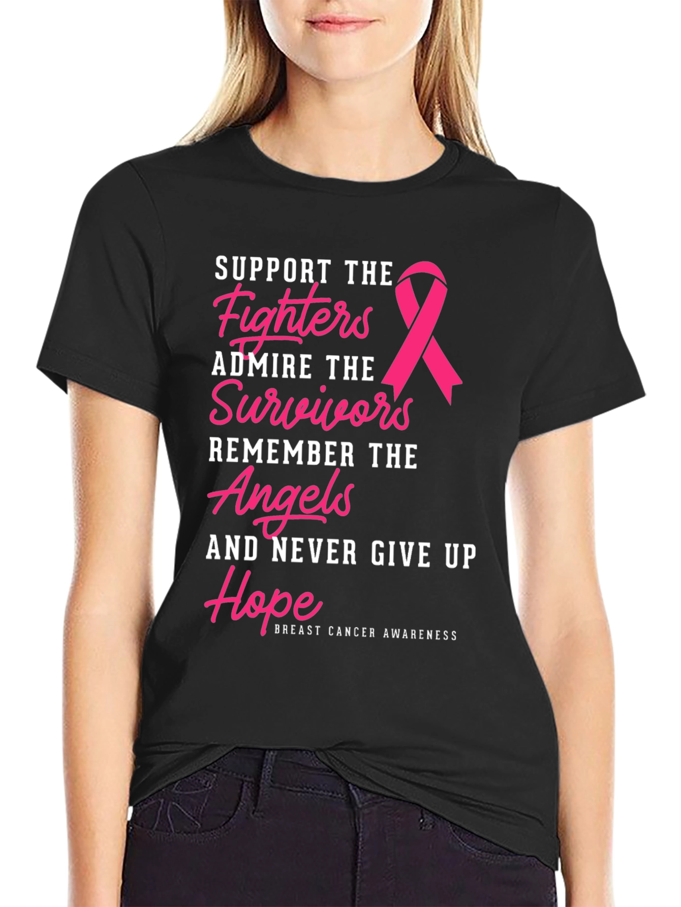 Breast Cancer Awareness Support T-Shirt