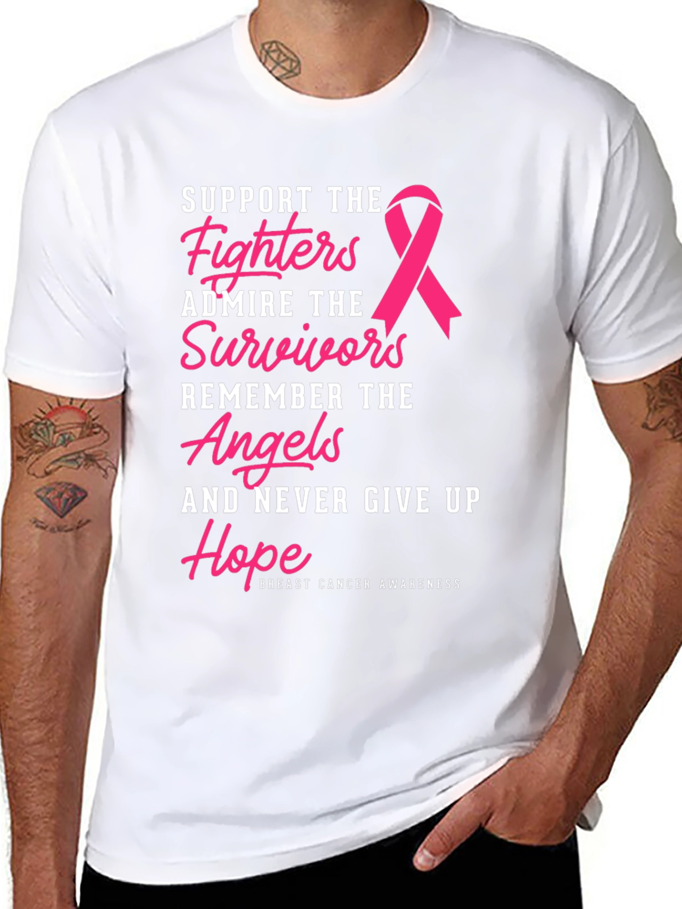Breast Cancer Awareness Support T-Shirt