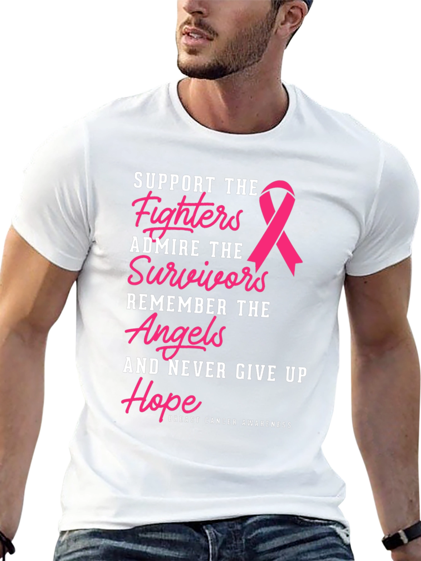 Breast Cancer Awareness Support T-Shirt