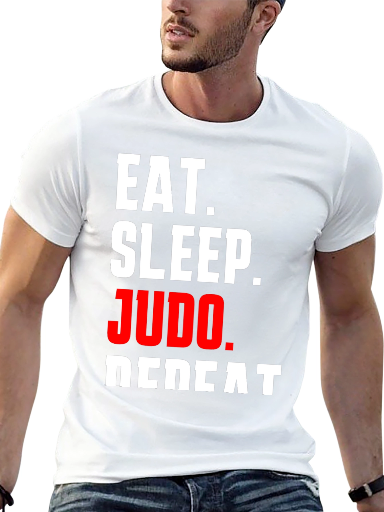 Eat Sleep Judo Repeat Black T-Shirt