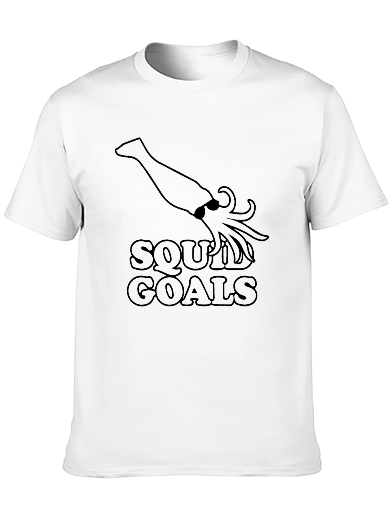 Squid Goals Black T-Shirt