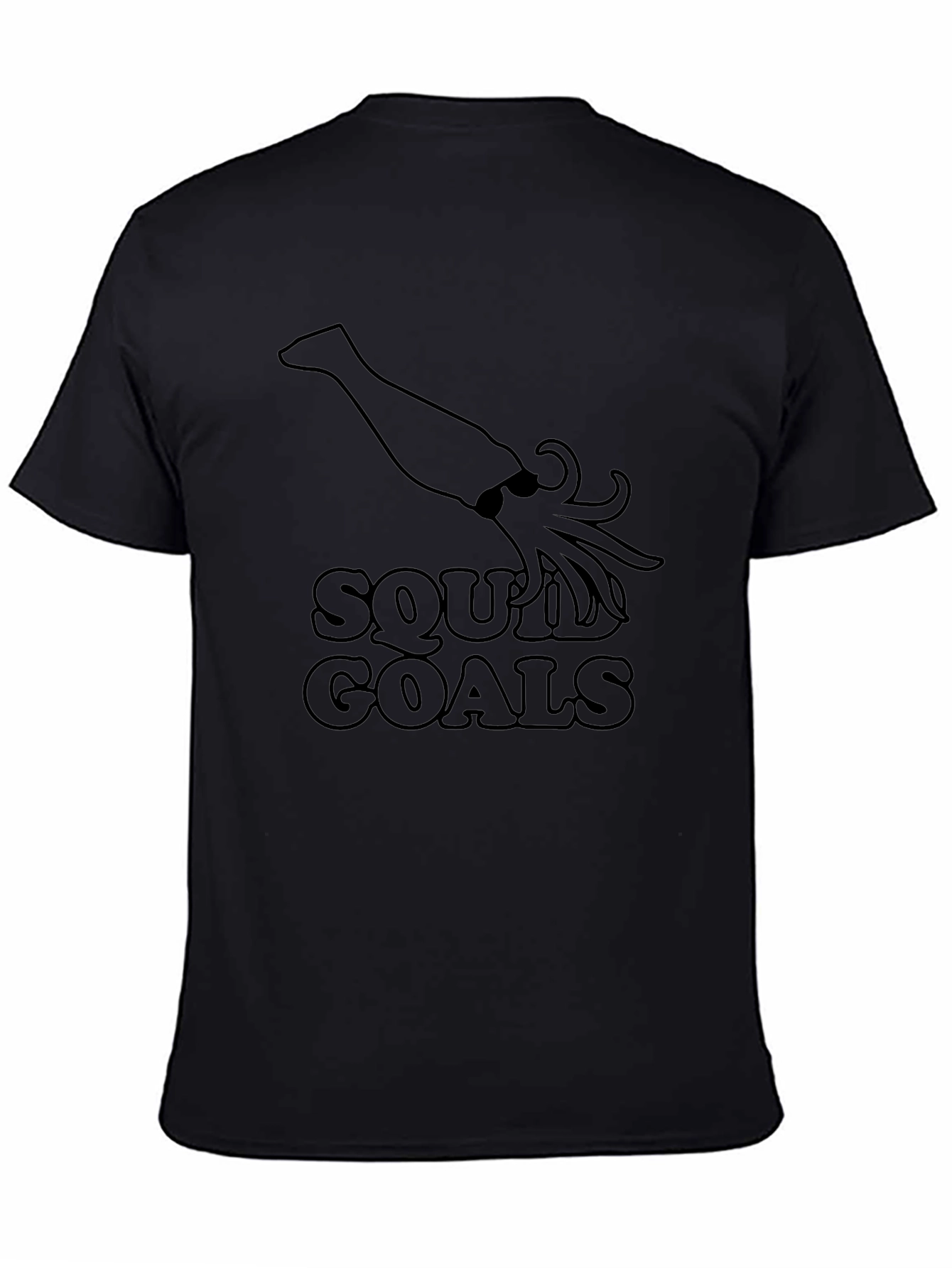 Squid Goals Black T-Shirt