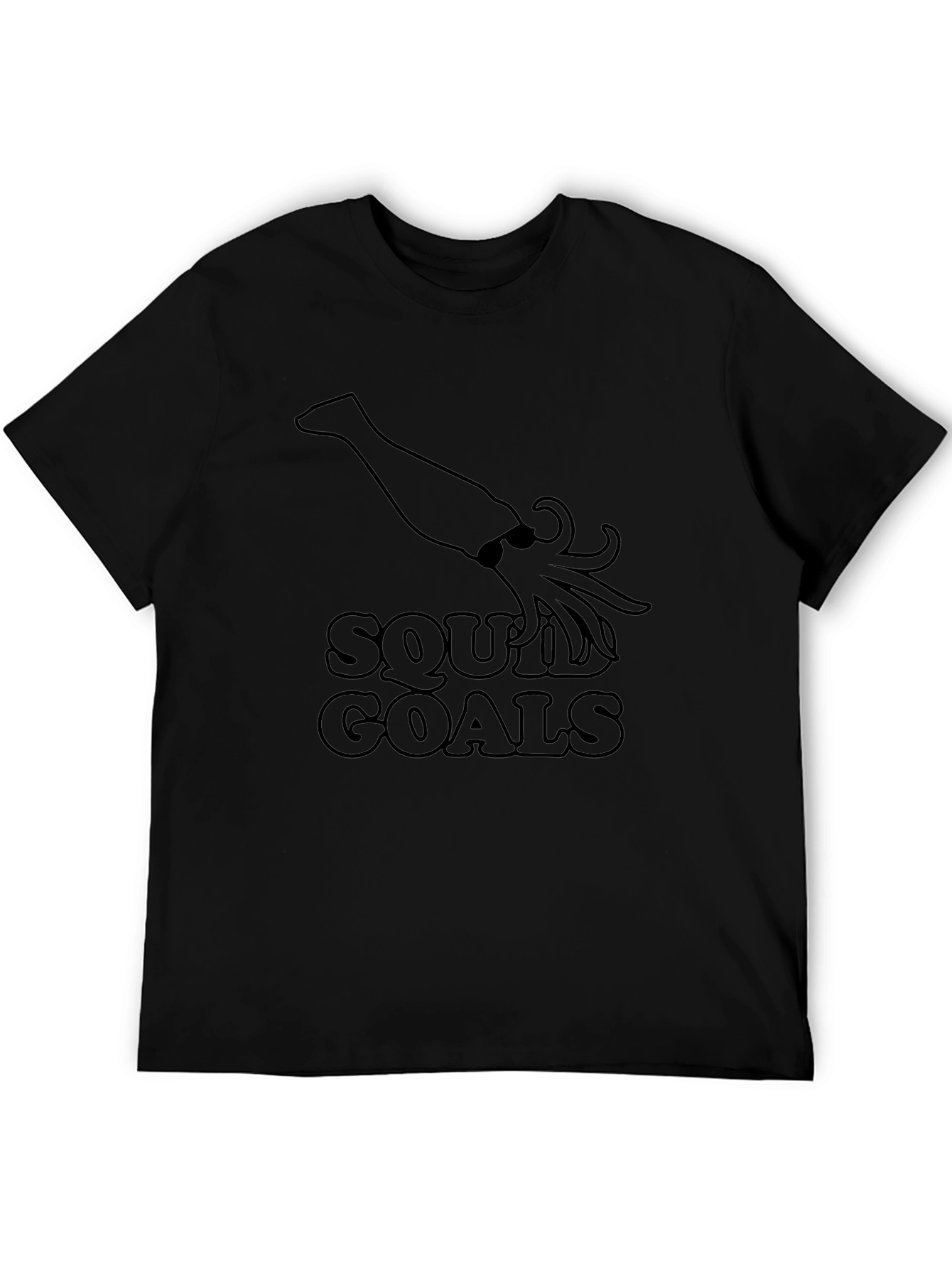 Squid Goals Black T-Shirt