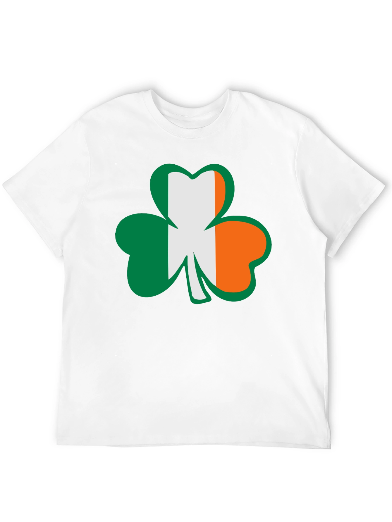 Irish Flag Shamrock Graphic Tee