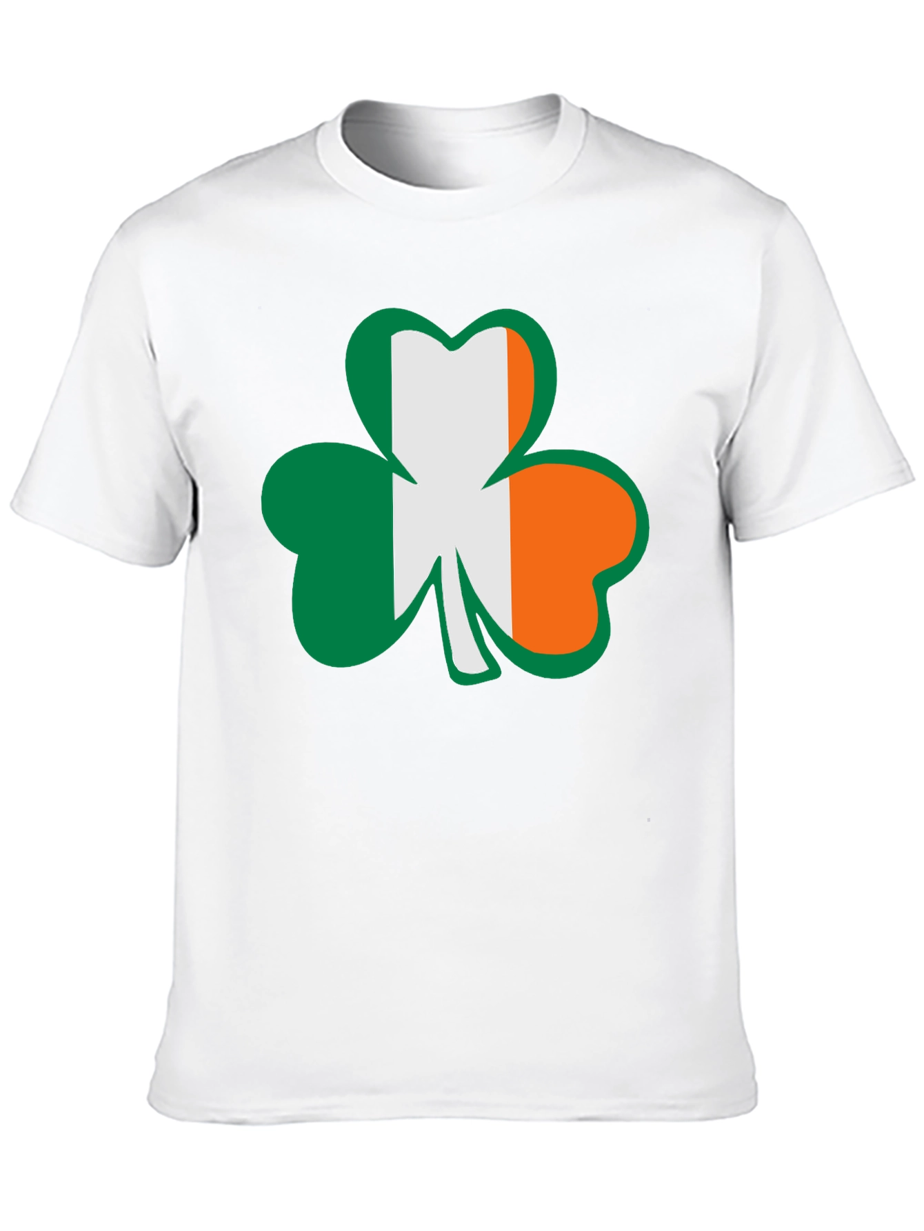 Irish Flag Shamrock Graphic Tee