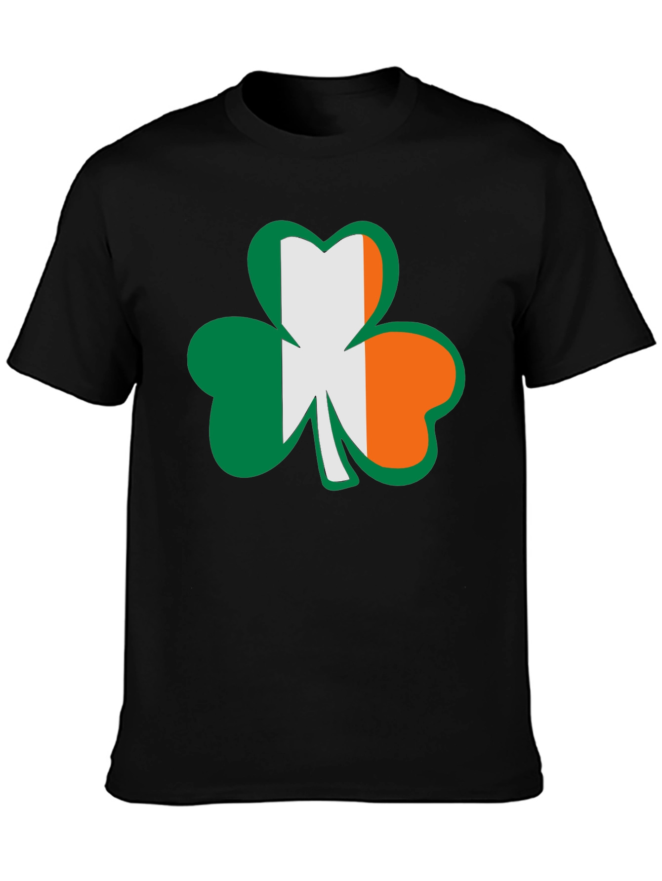 Irish Flag Shamrock Graphic Tee