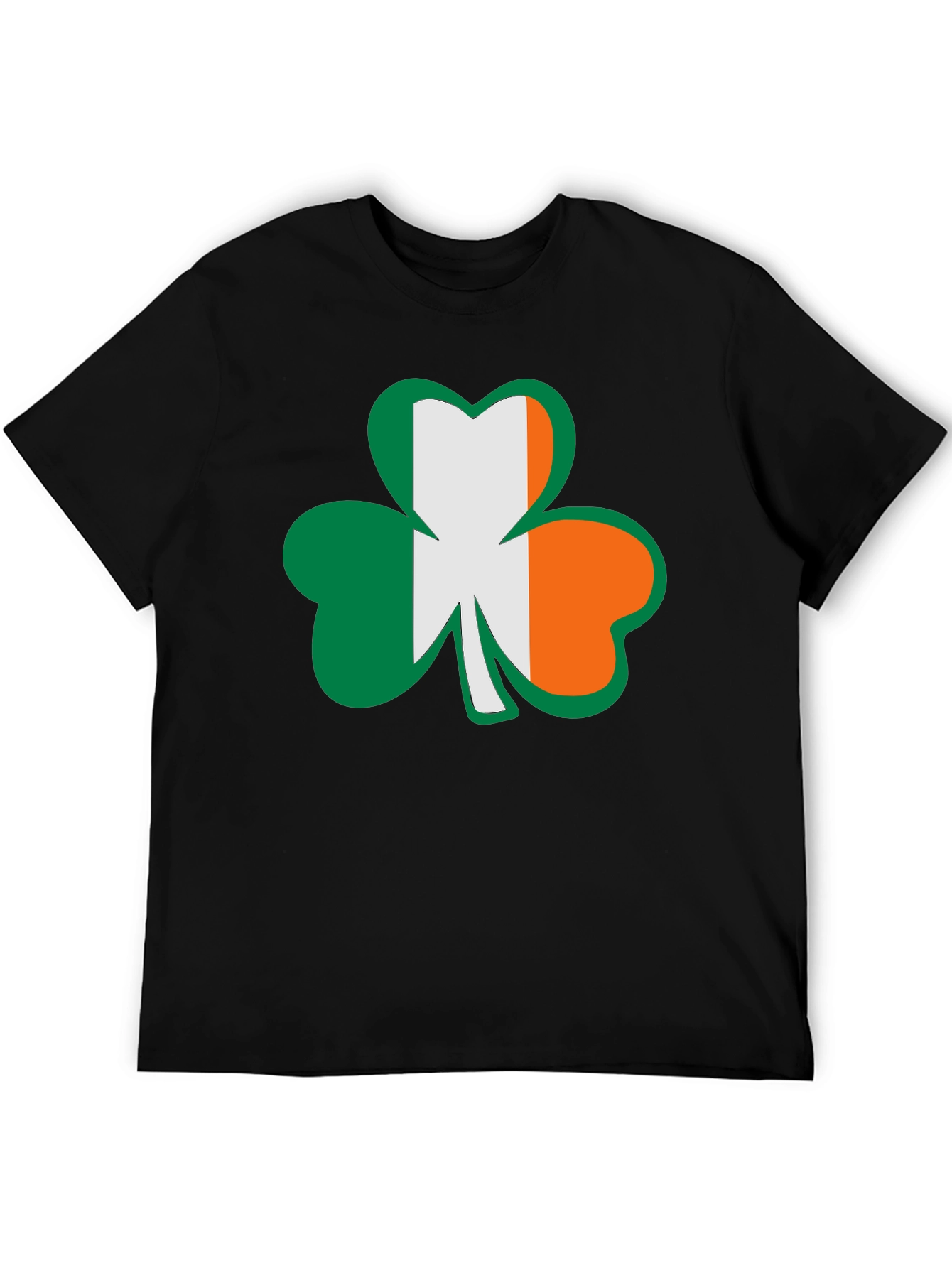 Irish Flag Shamrock Graphic Tee