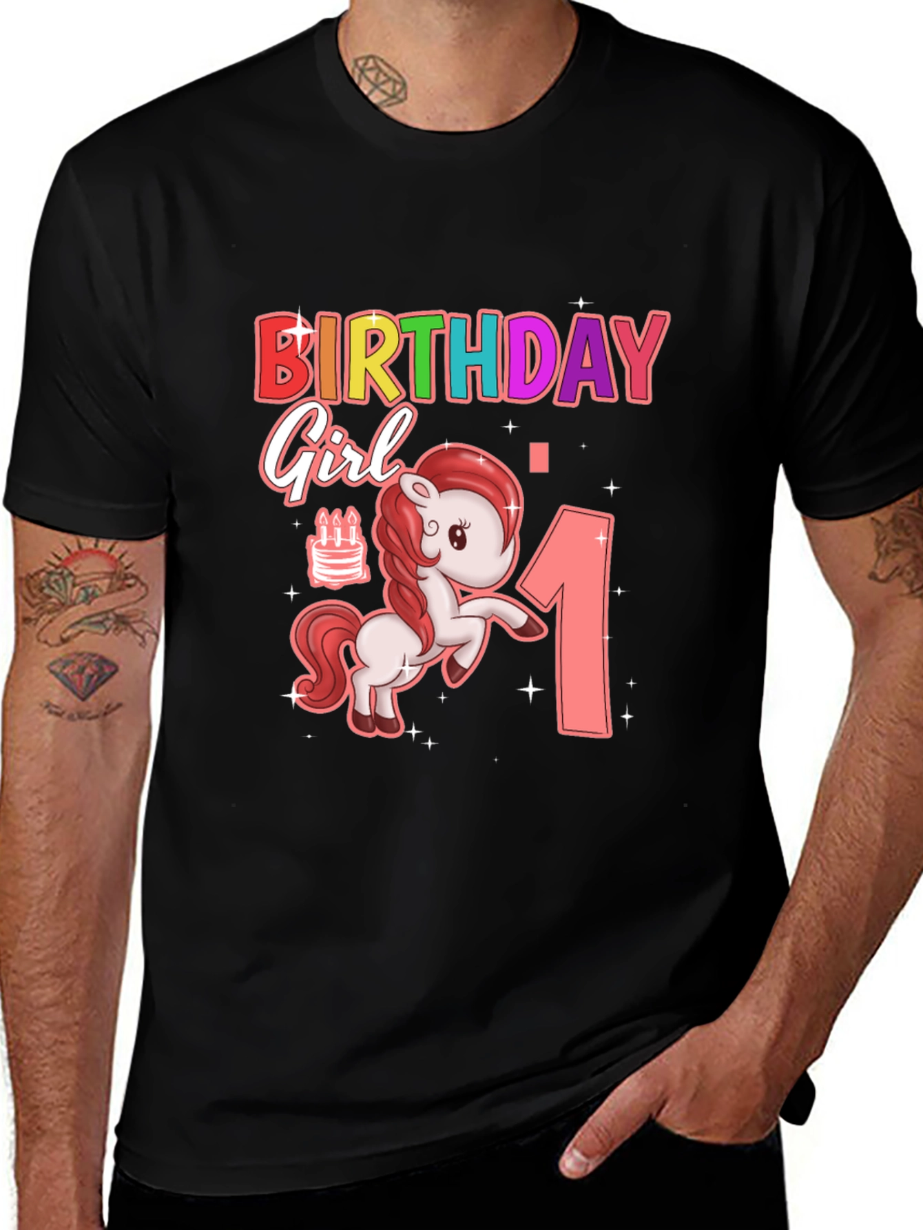 Birthday Girl 1st Birthday T-Shirt