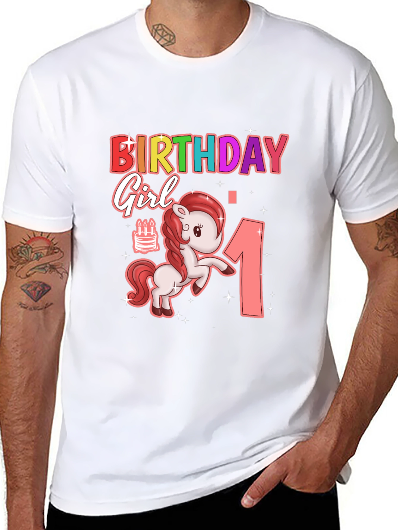 Birthday Girl 1st Birthday T-Shirt