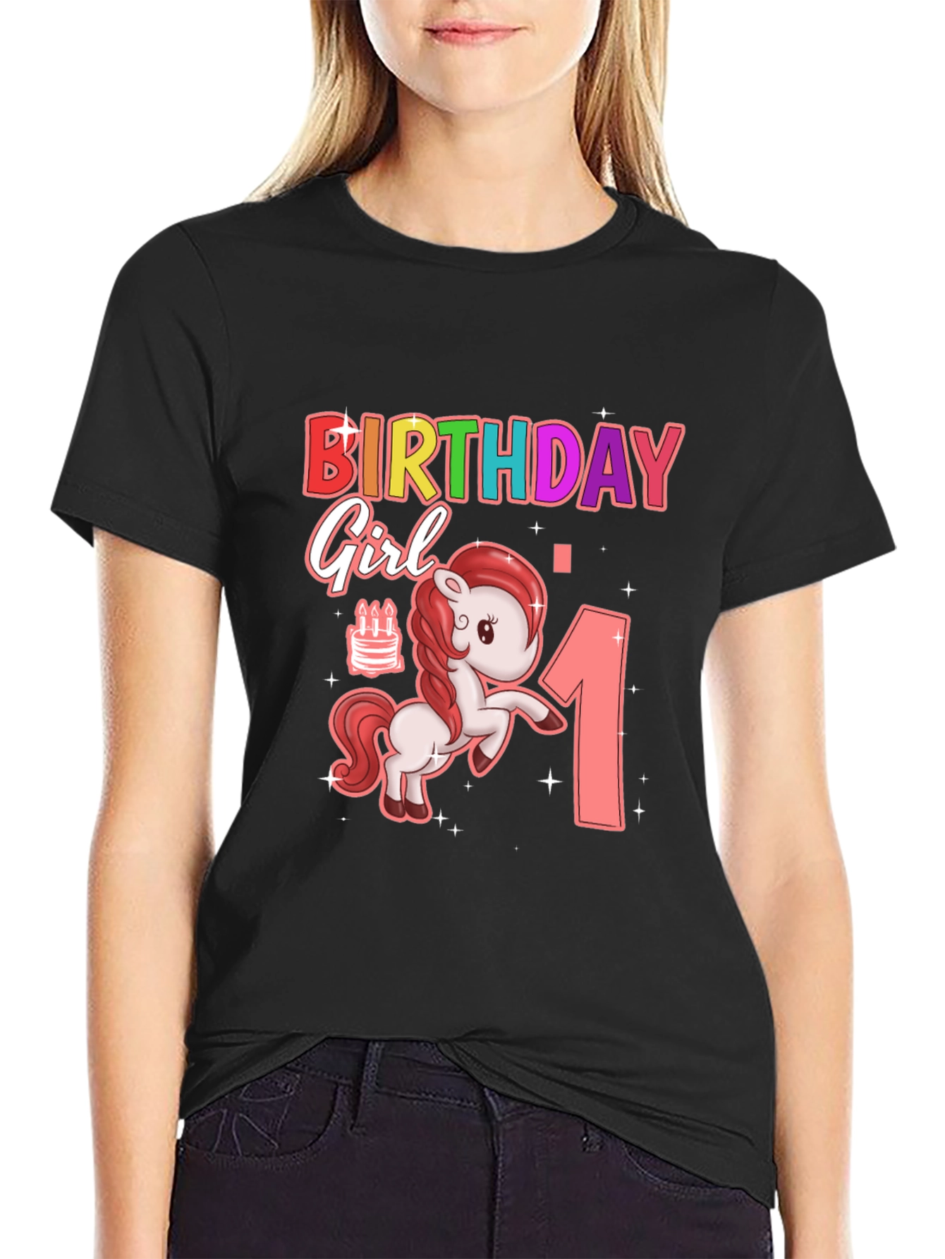 Birthday Girl 1st Birthday T-Shirt