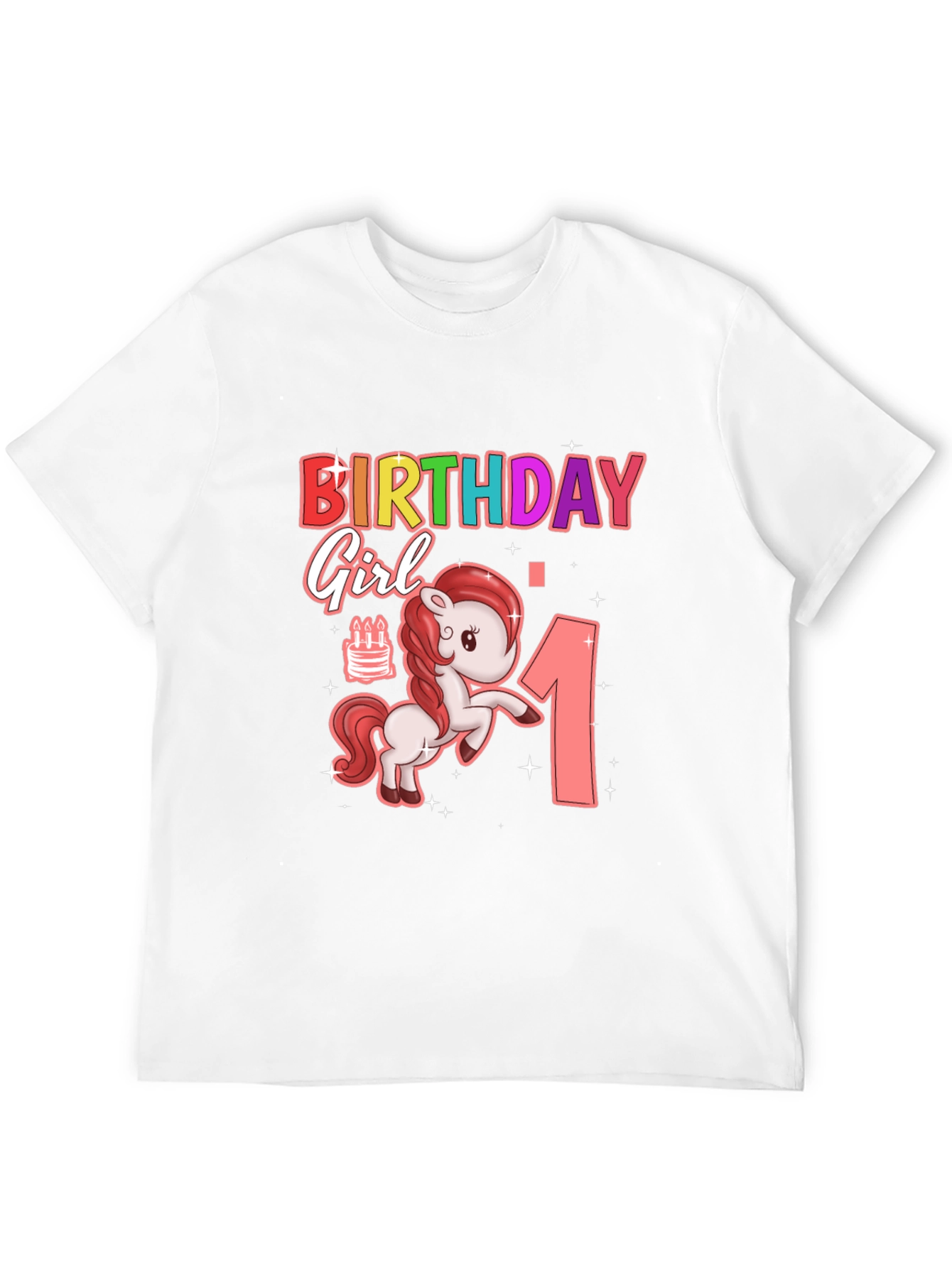 Birthday Girl 1st Birthday T-Shirt